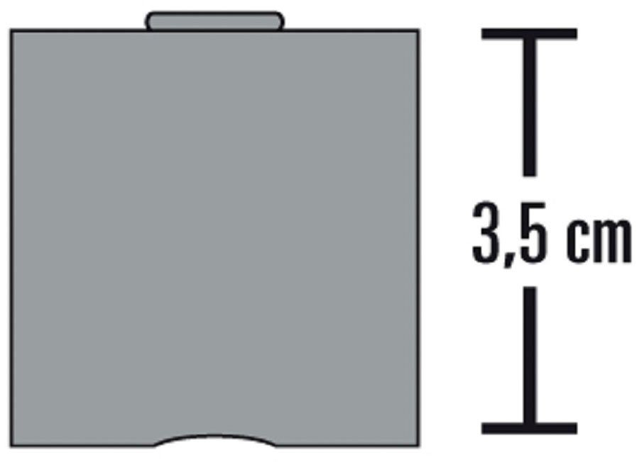 Deckenträger für Gardinenstangen Deckenträger, LAMINAT, WOHNEN rechteckig Matteo Serie SCHÖNER schwarz-matt (1-St), Einzelprogramm