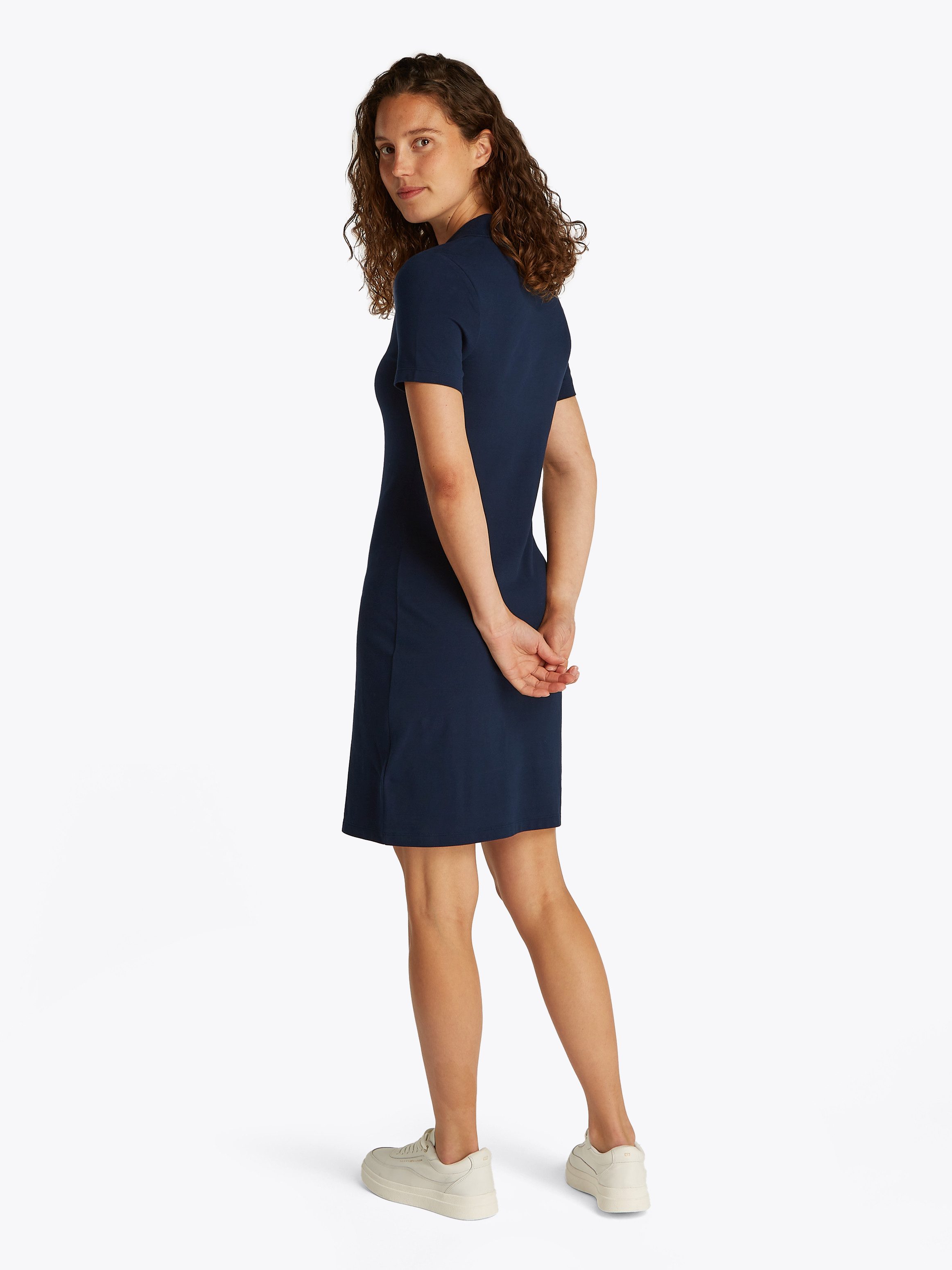 Tommy Hilfiger Polokleid SLIM OPEN NK günstig online kaufen