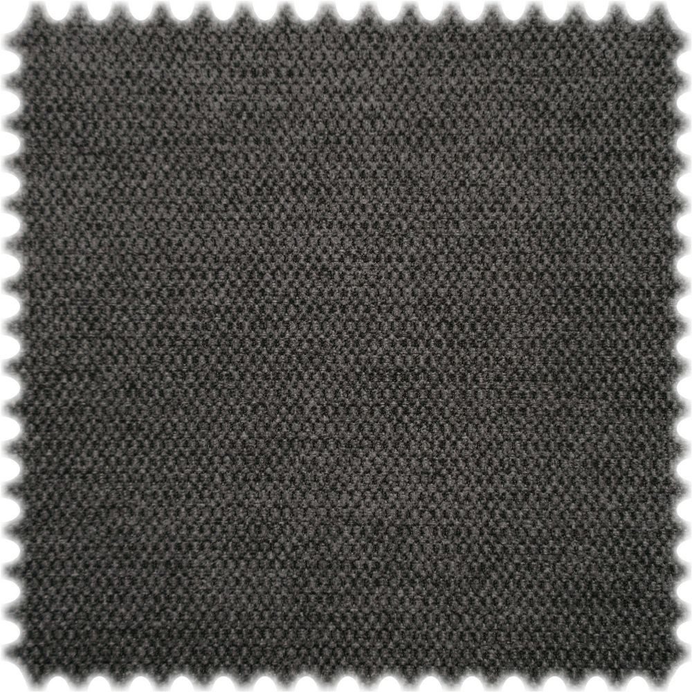 Heiro Stoff Chenille Möbelstoff Basic Anthrazit mit Rückenkaschierung, Meterware - Breite:140 cm
