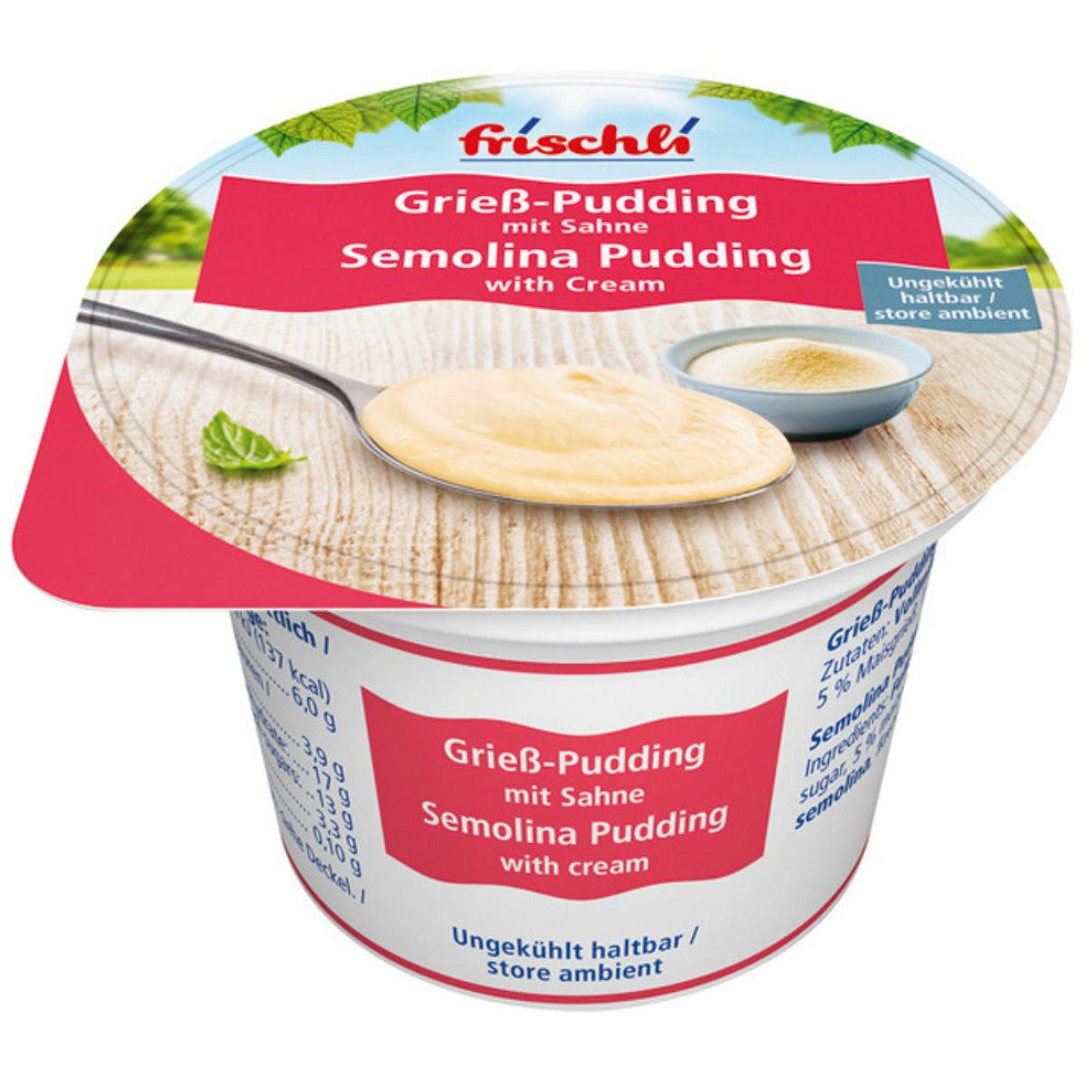frischli Süßigkeit, Frischli Sahnepudding Grieß 85g
