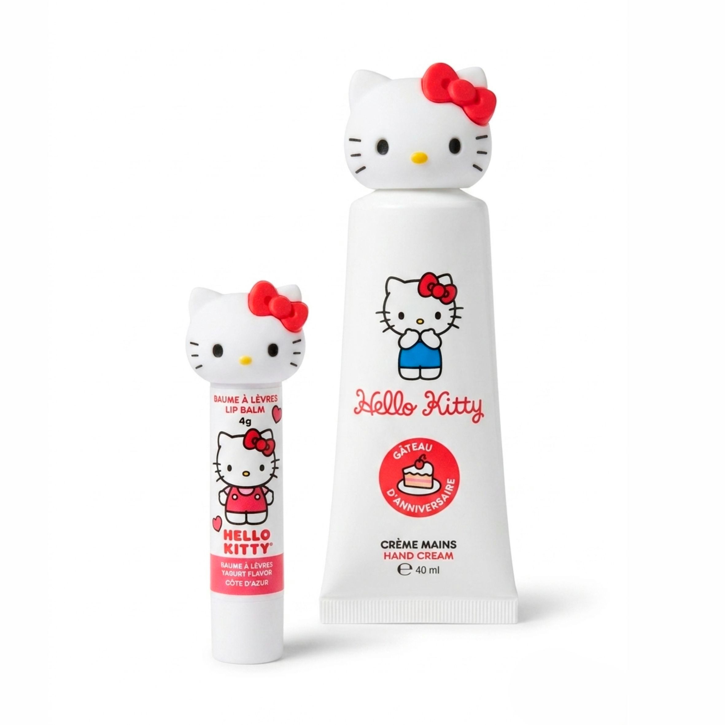 HF Home Flair Handpflege-Set 1x Hello Kitty Handpflege-Geschenkset mit Handcreme & Lippenbalsam, 1-tlg., Ultimatives Pflege-Duo! – Bild 2 von 4