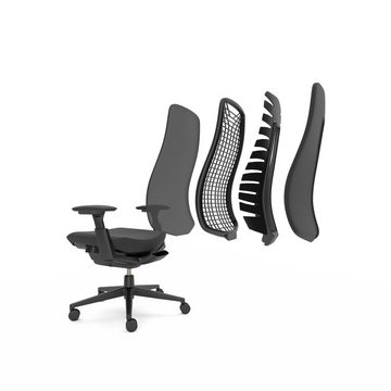 Haworth Drehstuhl Fern, ergonomischer Bürostuhl in ausgezeichnetem, nachhaltigem Design