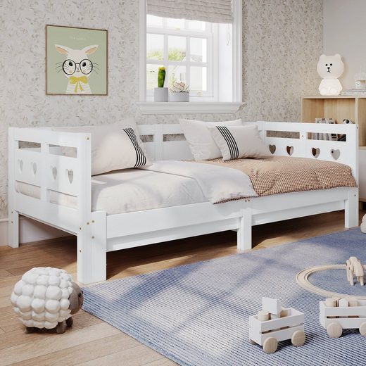 HAUSS SPLOE Daybett Tagesbett Holzbett Einzelbett Bettgestell Kinderbett Jugendbett, 90x190cm/180x190cm