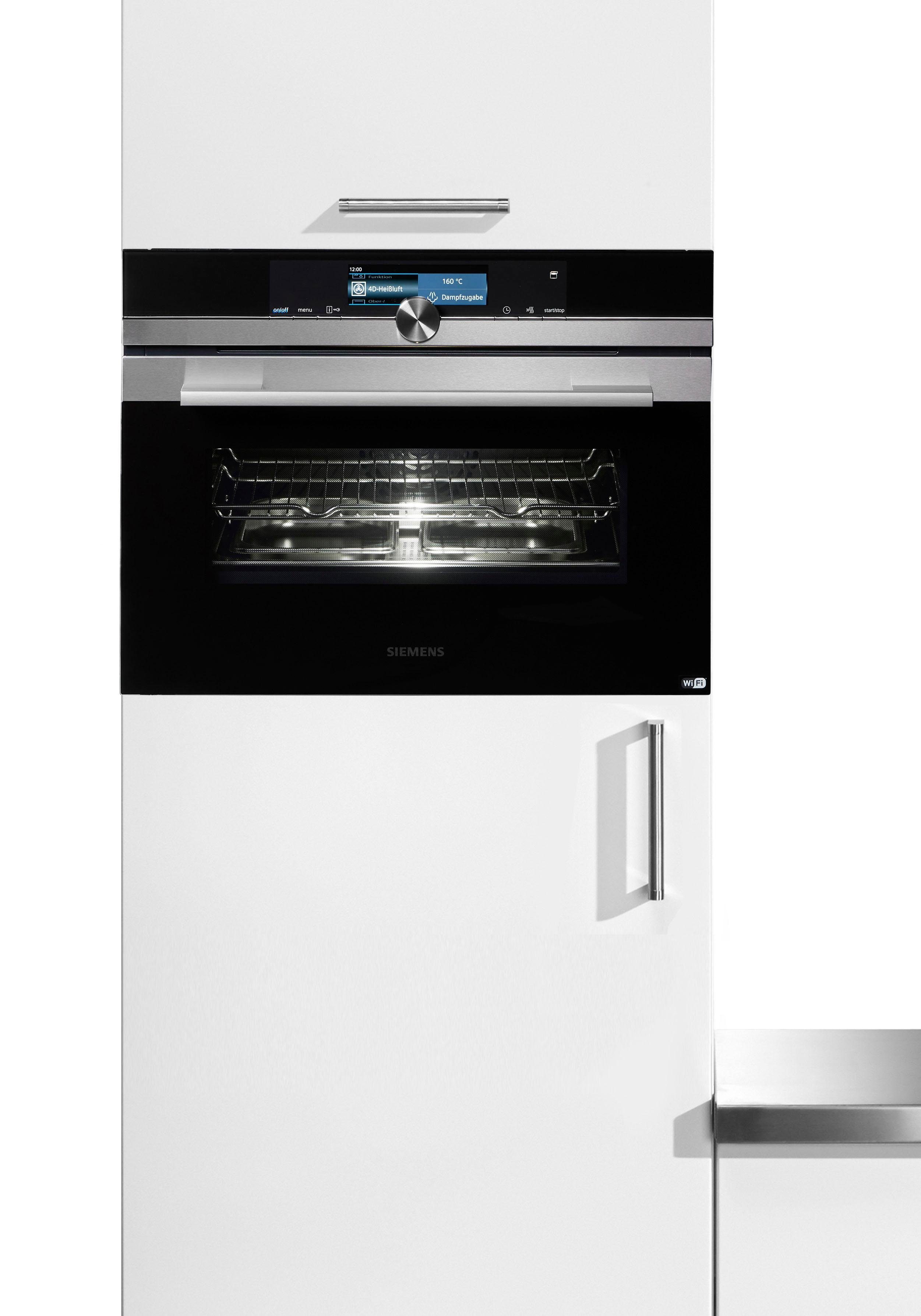 SIEMENS Dampfbackofen iQ700 CS658GRS7, mit 1-fach-Teleskopauszug, ecoClean Plus