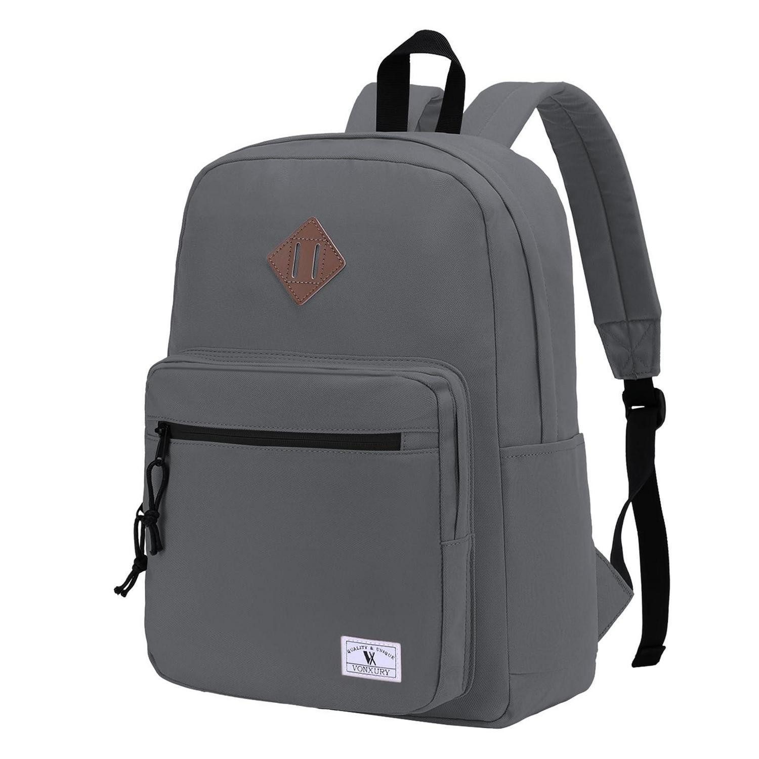 LuxusKollektion Schulrucksack Schulrucksack Teenager Grau Leicht Wasserabweisend