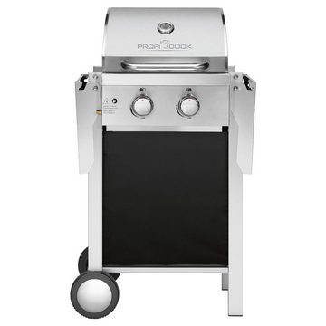 ProfiCook Gasgrill PC-GG 1255, 2 Edelstahlbrenner, stufenlose Temperaturregelung