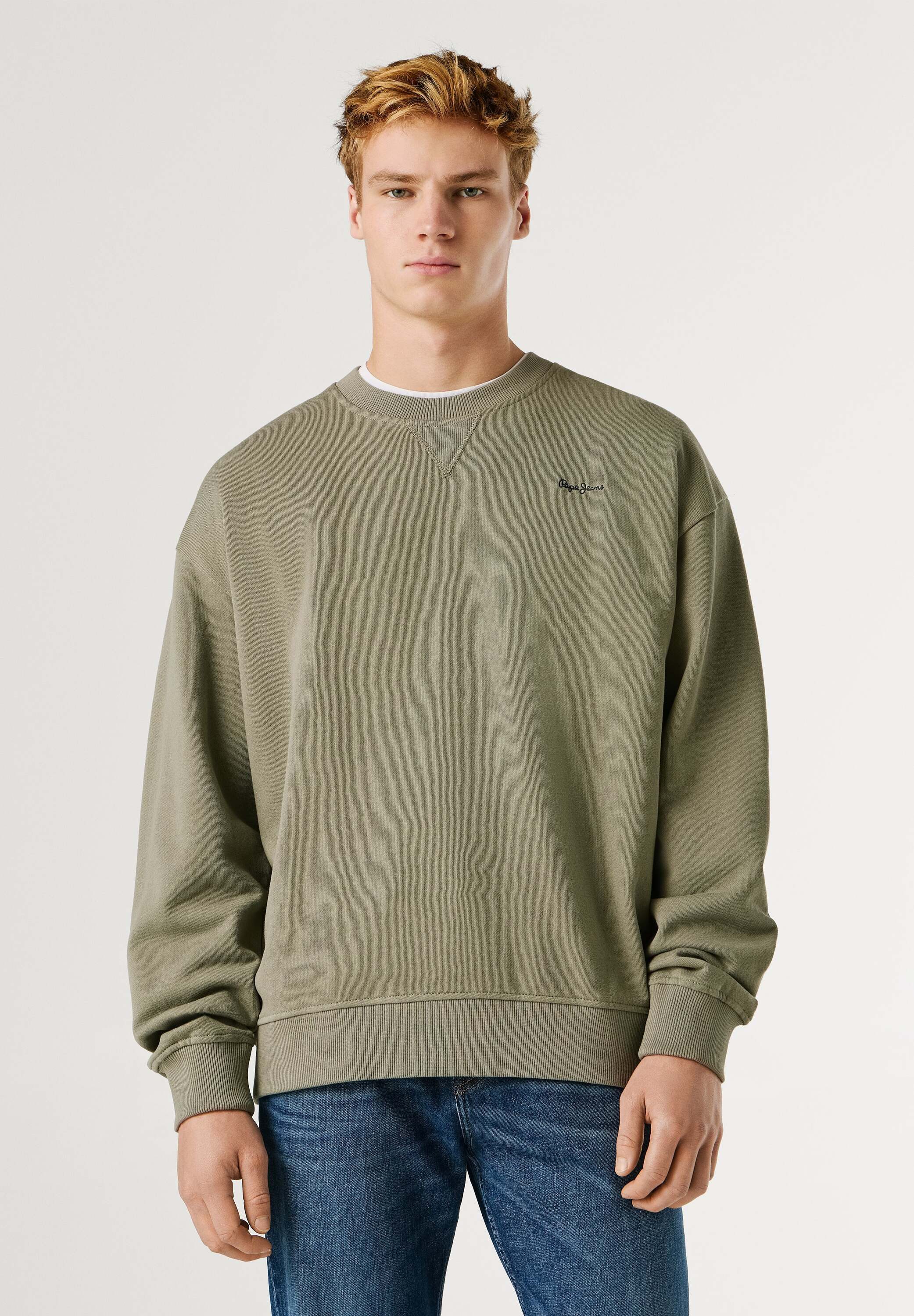 Pepe Jeans Strickpullover sweatshirt GEO CREW SMALL LOGO