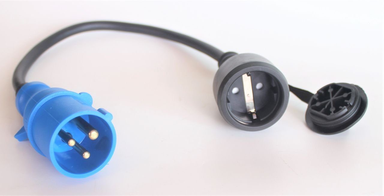 myMAW Gartenstecker CEE Adapter-Kabel Schuko Stecker günstig online kaufen
