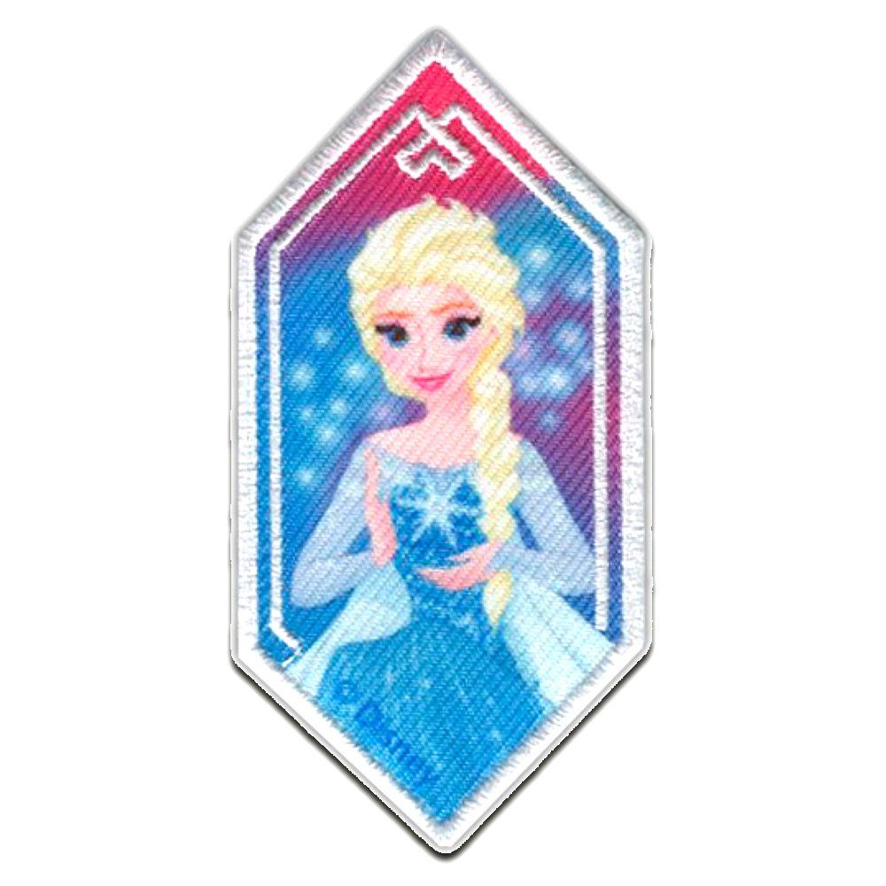 Disney Aufnäher Bügelbild, Aufbügler, Applikationen, Patches, Flicken, zum aufbügeln, Polyester, CARS ELSA 1 - Größe: 8,5 x 4,2 cm
