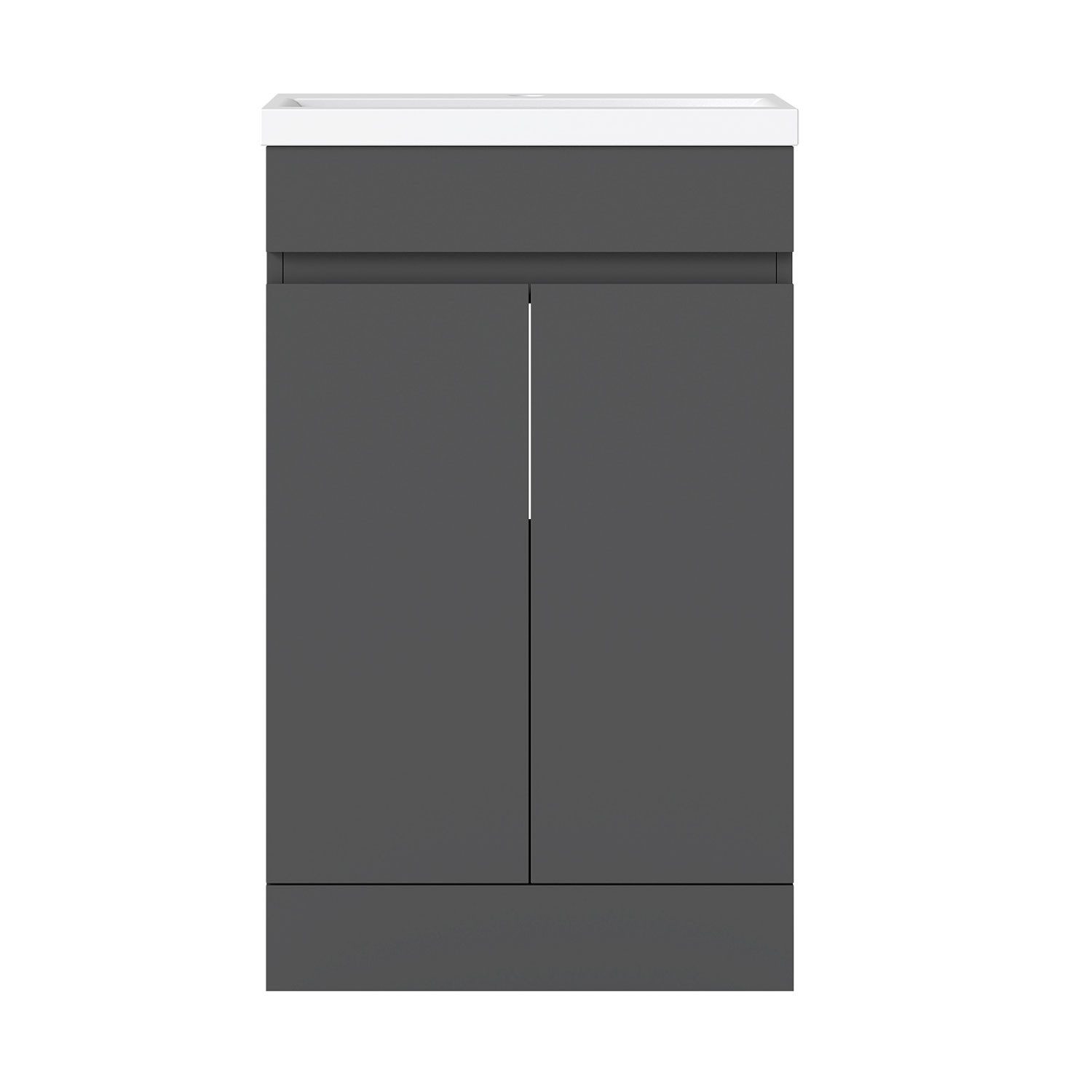 duschspa Waschtisch Badmöbel in 60 cm Standschrank – Bild 3 von 5