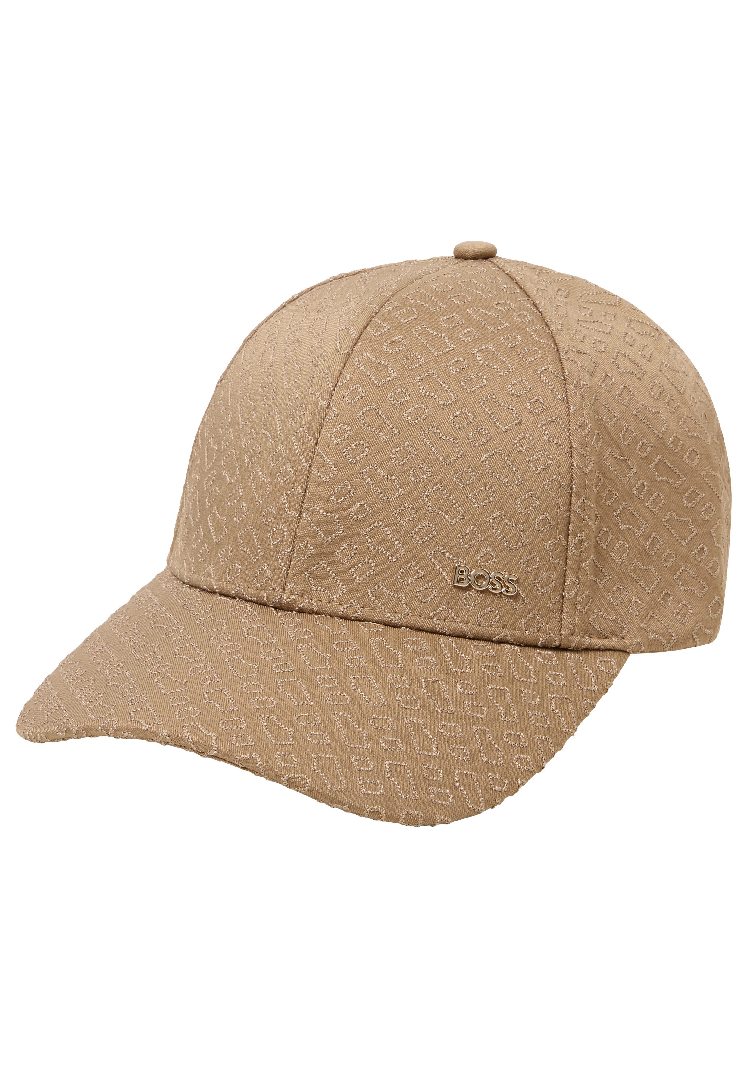 BOSS Baseball Cap Ari-M-E mit Allover-Stickerei