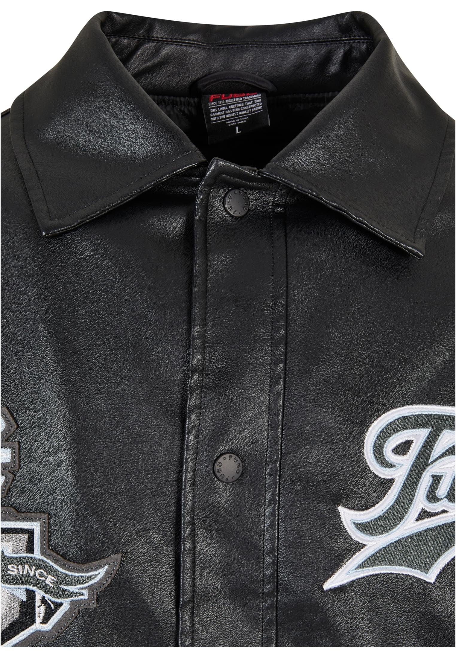Herren (1-St) Sommerjacke Fubu FM224-043-1 Jacket Varsity leather