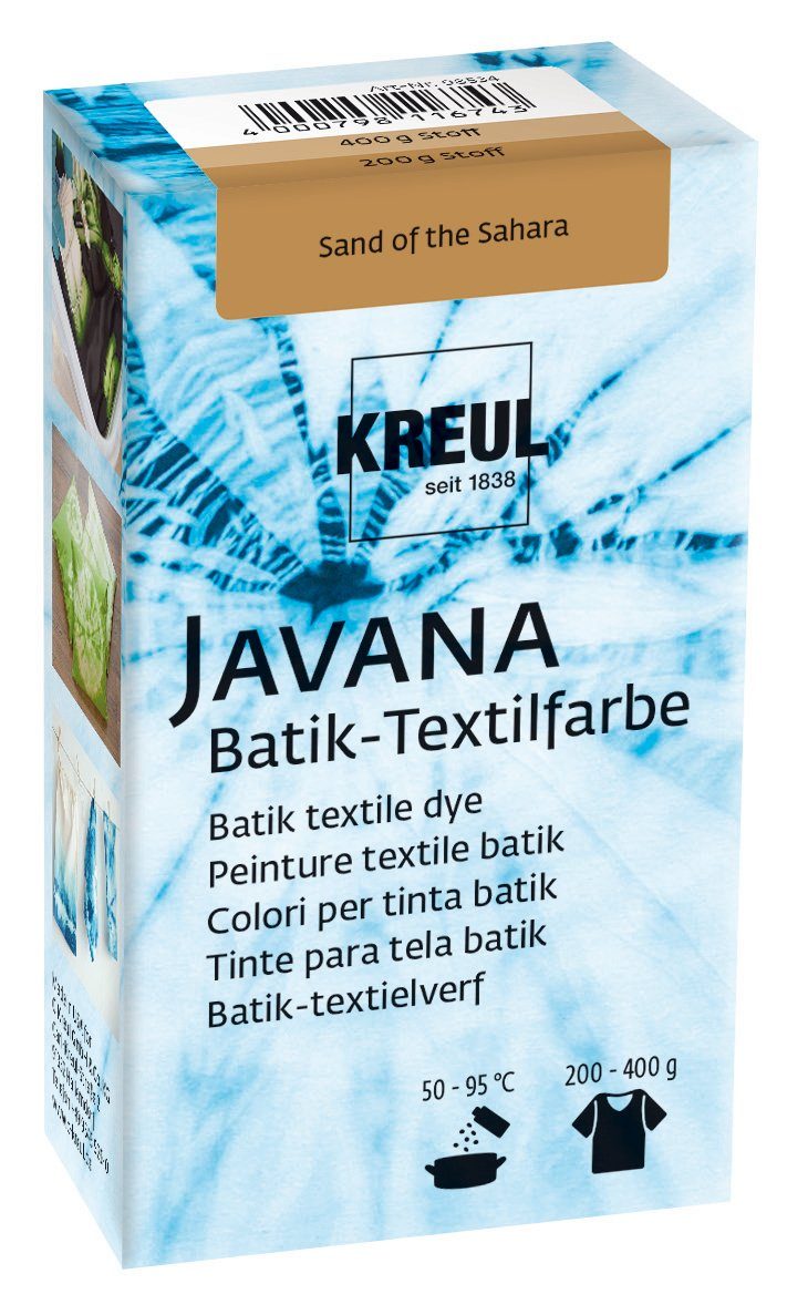Kreul Bastelfarbe Stofffärbemittel Javana Batik-Textilfarbe, 70 g