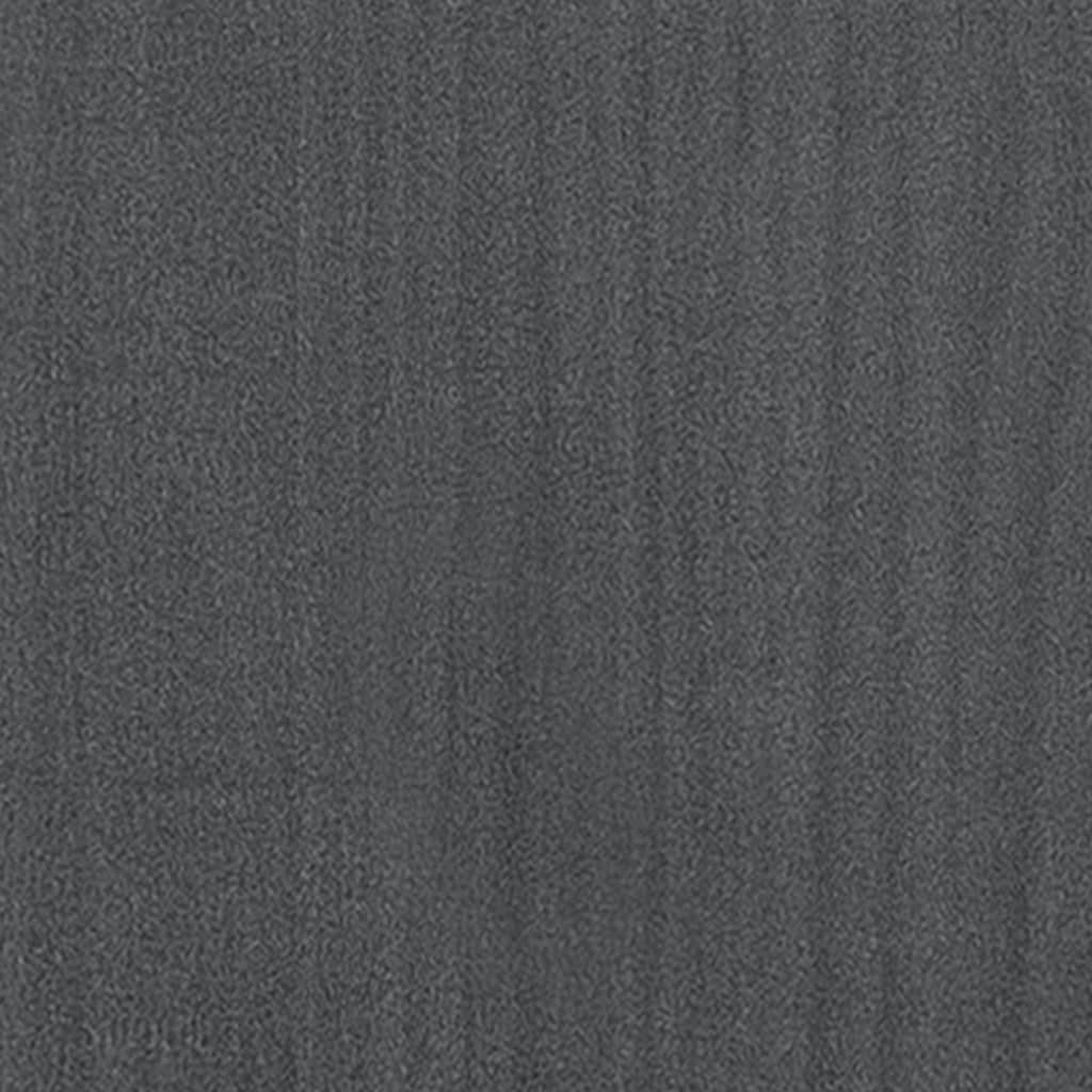 Kiefer, Grau 1-tlg. Massivholz 104x33,5x110 cm Bücherregal Bücherregal/Raumteiler vidaXL