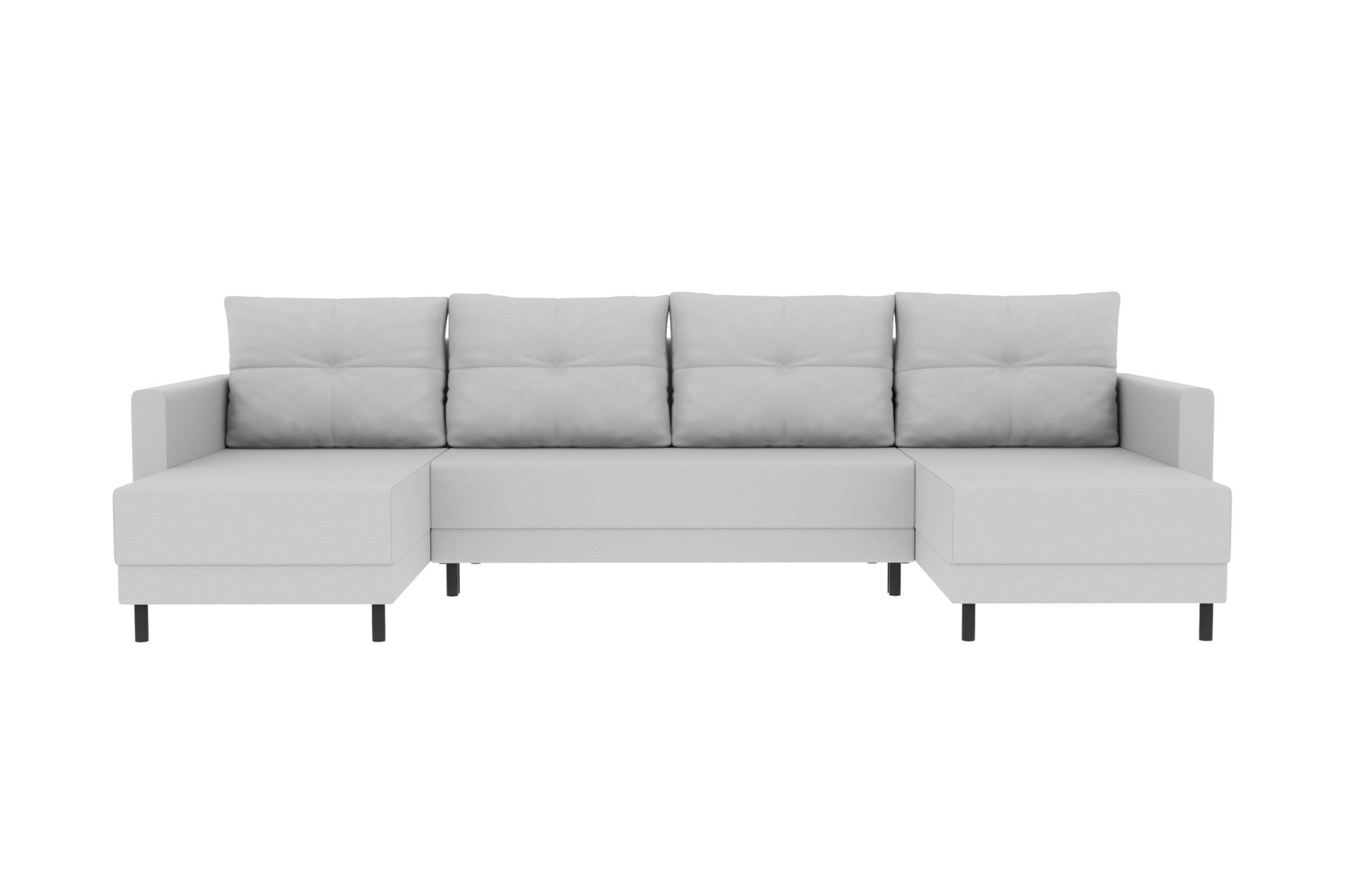 Stylefy Wohnlandschaft Selena, U-Form, Eckcouch, Sofa, Modern Bettfunktion, mit Sitzkomfort, mit Bettkasten, Design