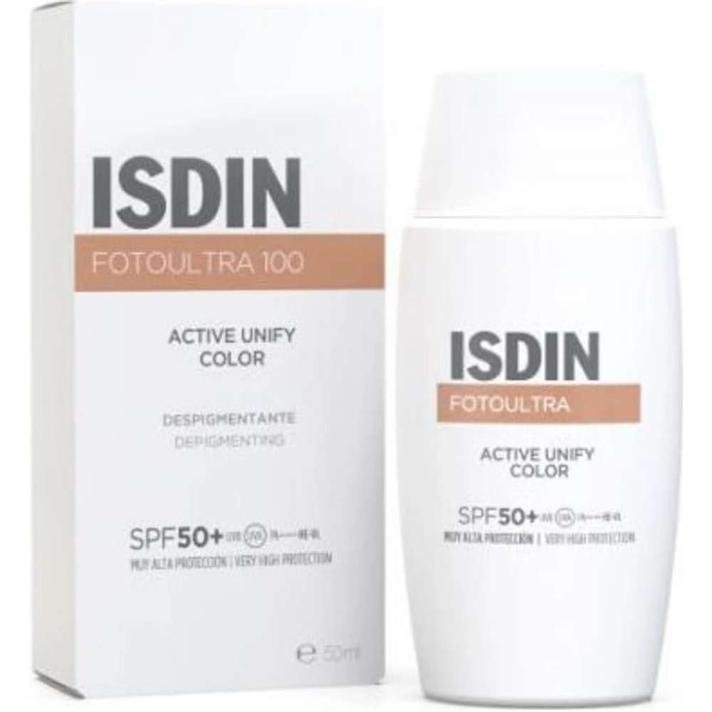 Isdin Sonnenschutzcreme ISDIN Sonnenschutzcreme Fotoultra Active Unify Color LSF 50+, packung, 1-tlg., Sonnenschutzcreme, Doppelter Schutz vor UVA-Strahlen