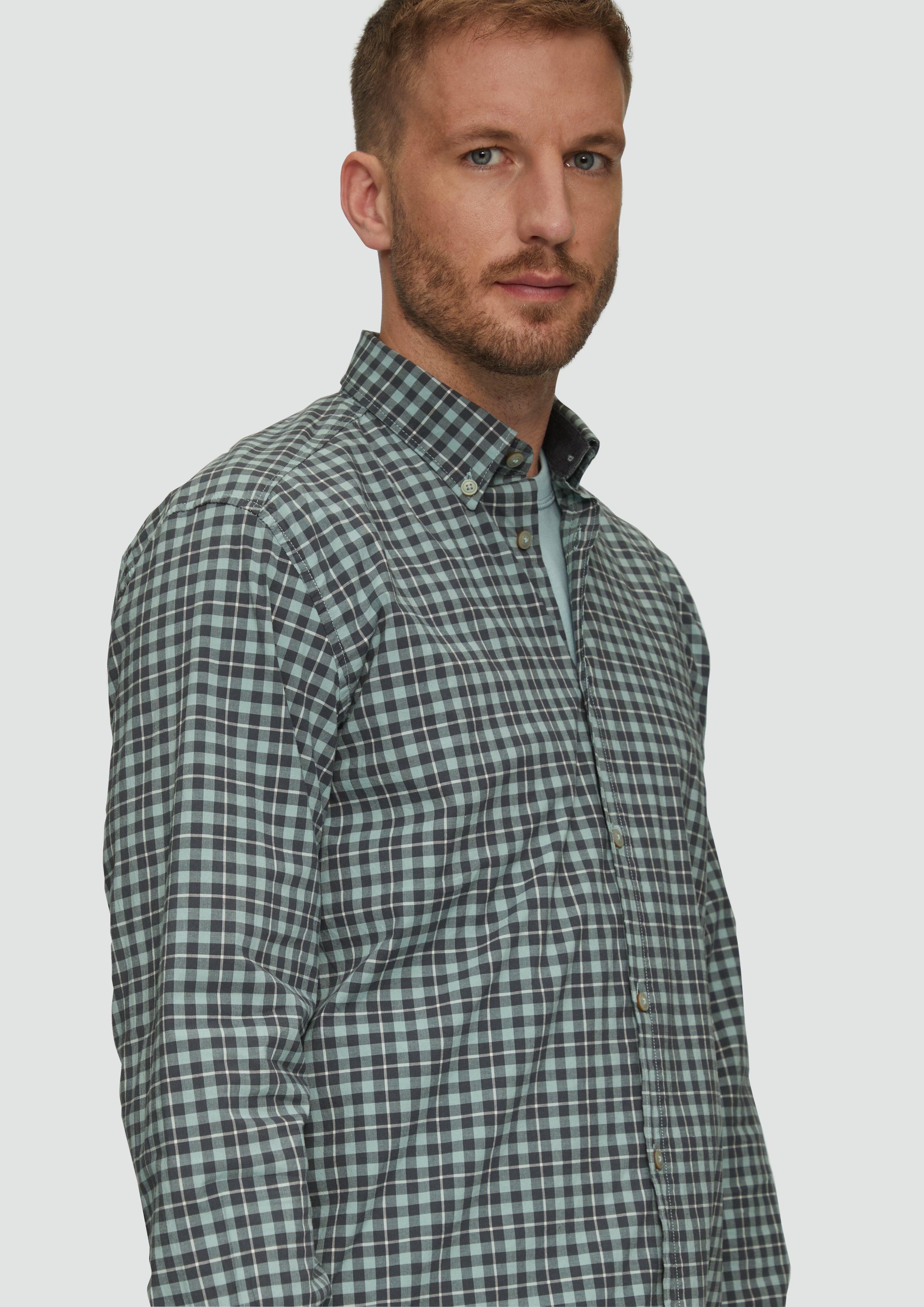 s.Oliver Langarmhemd Regular Fit: Hemd aus günstig online kaufen