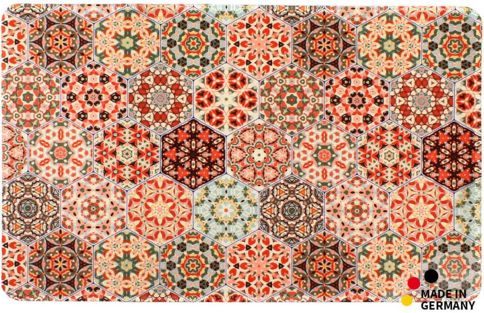 Läufer »Teppichläufer Marokko rot grün 80cm«, matches21 HOME & HOBBY