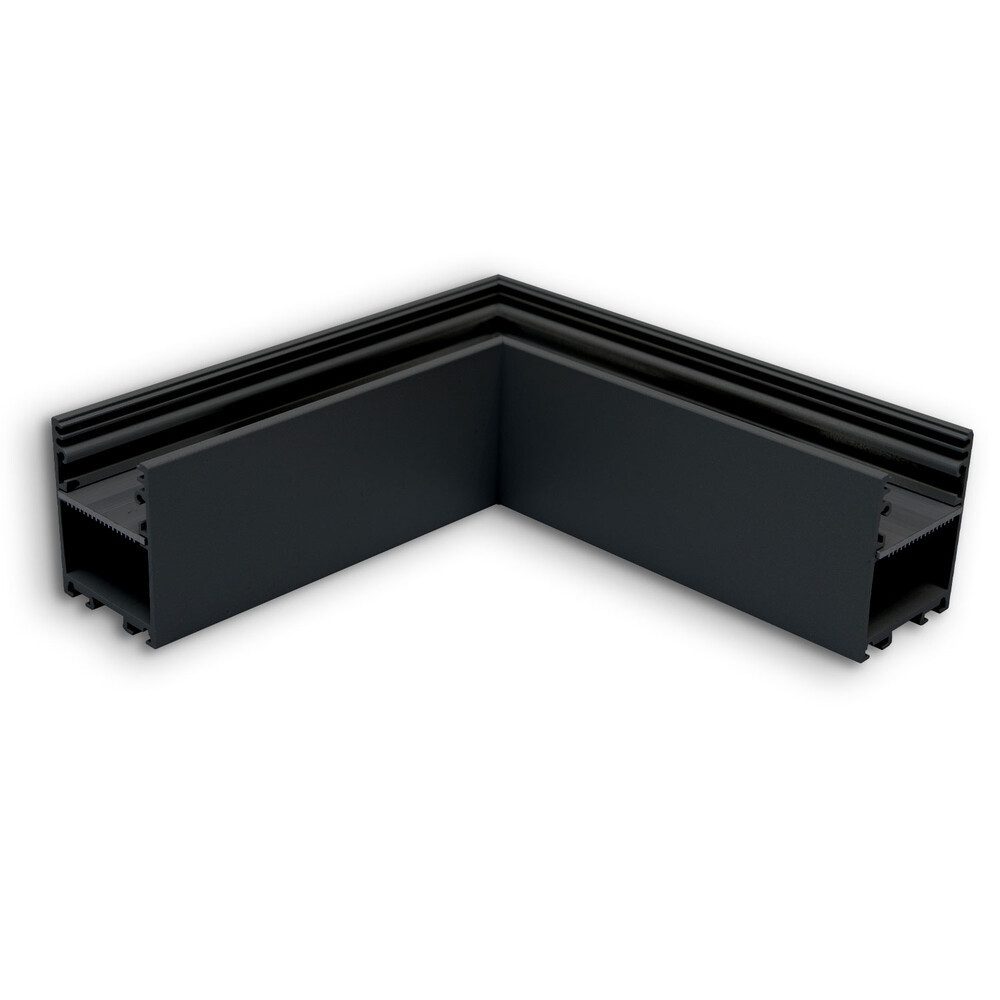 ISOLED Eckprofil LED-Profil Aluminium, schwarz, LED-Profil, 120x120mm