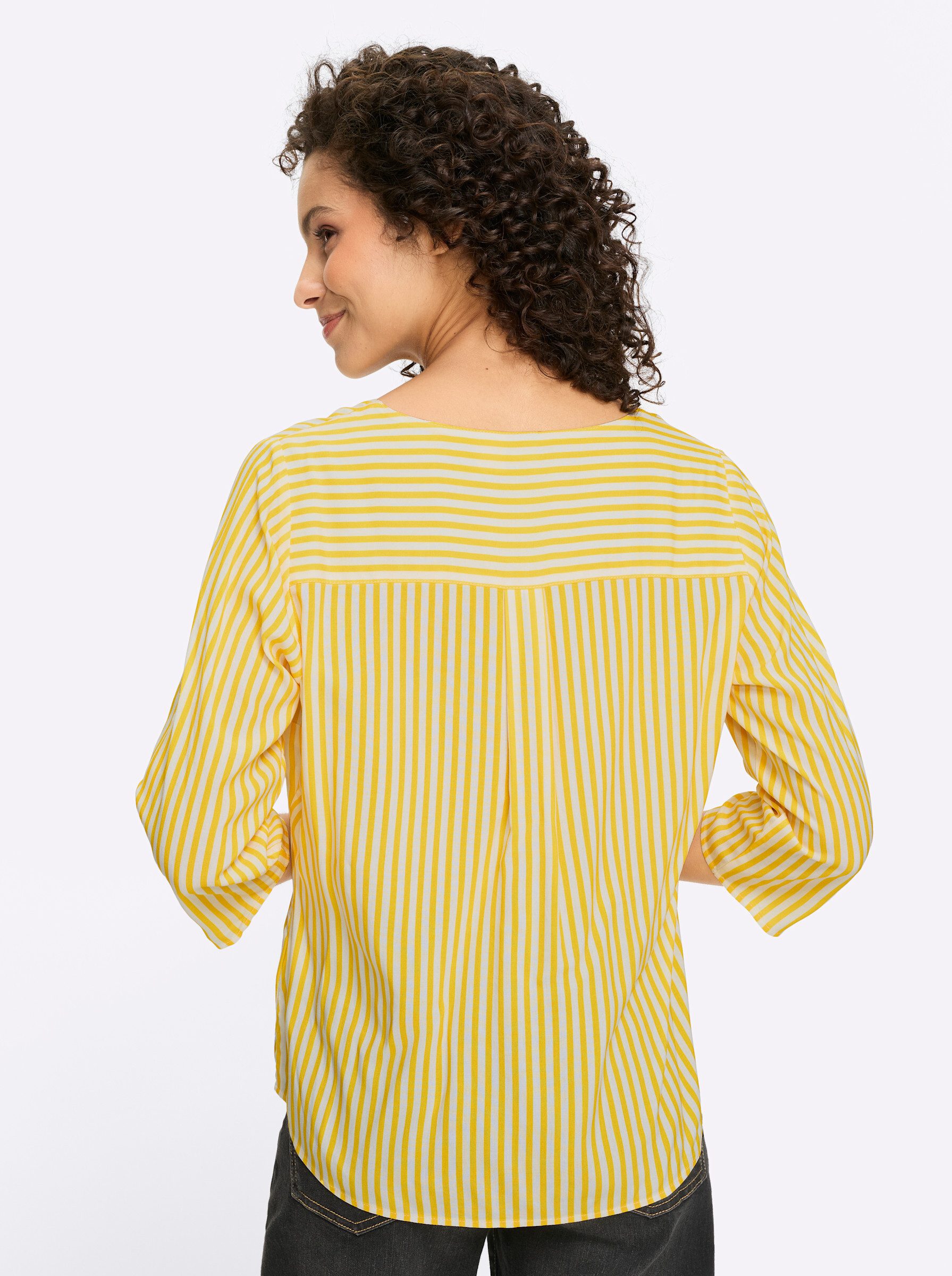 heine Klassische Bluse Streifenbluse 3/4-Arm – Bild 3 von 5