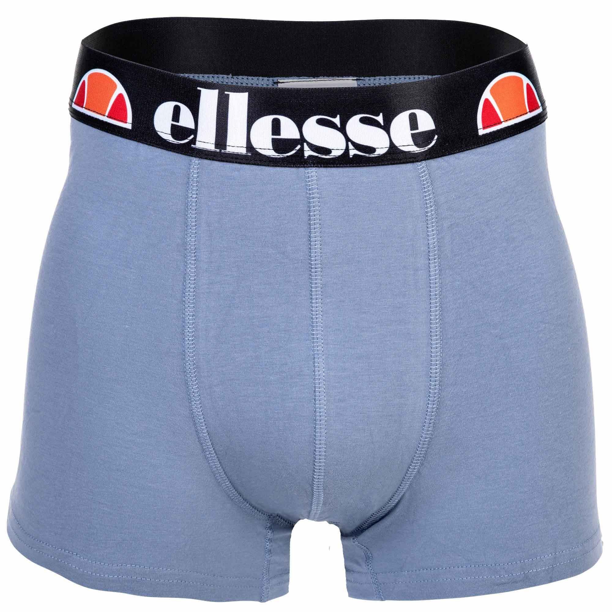 Herren Shorts - Fashion Boxer Pack Ellesse 3er GRILLO, Schwarz/Grün/Blau Boxer