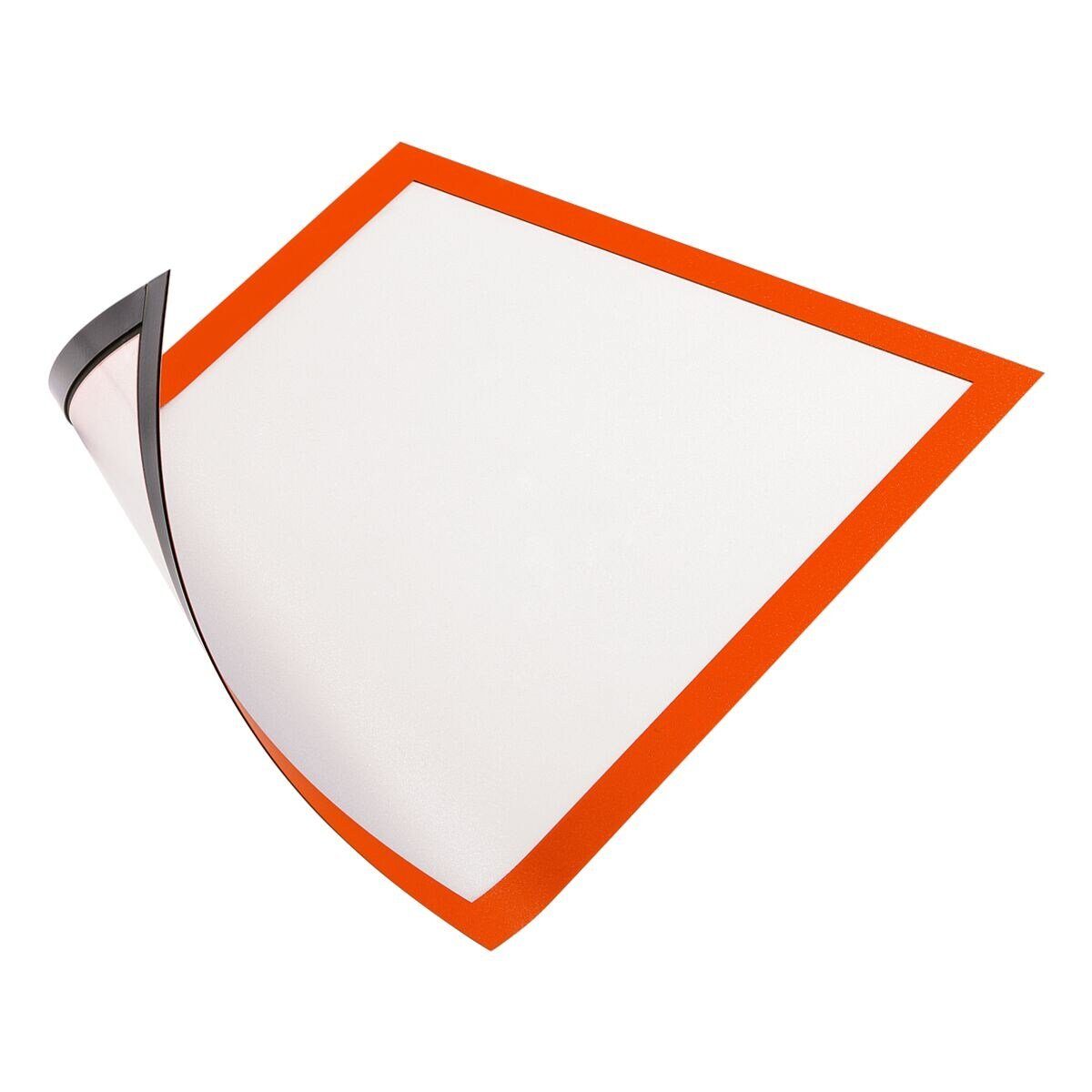 DURABLE Einzelrahmen DURAFRAME® MAGNETIC 4869, (5 St), Info-Rahmen, magnetisch haftend orange