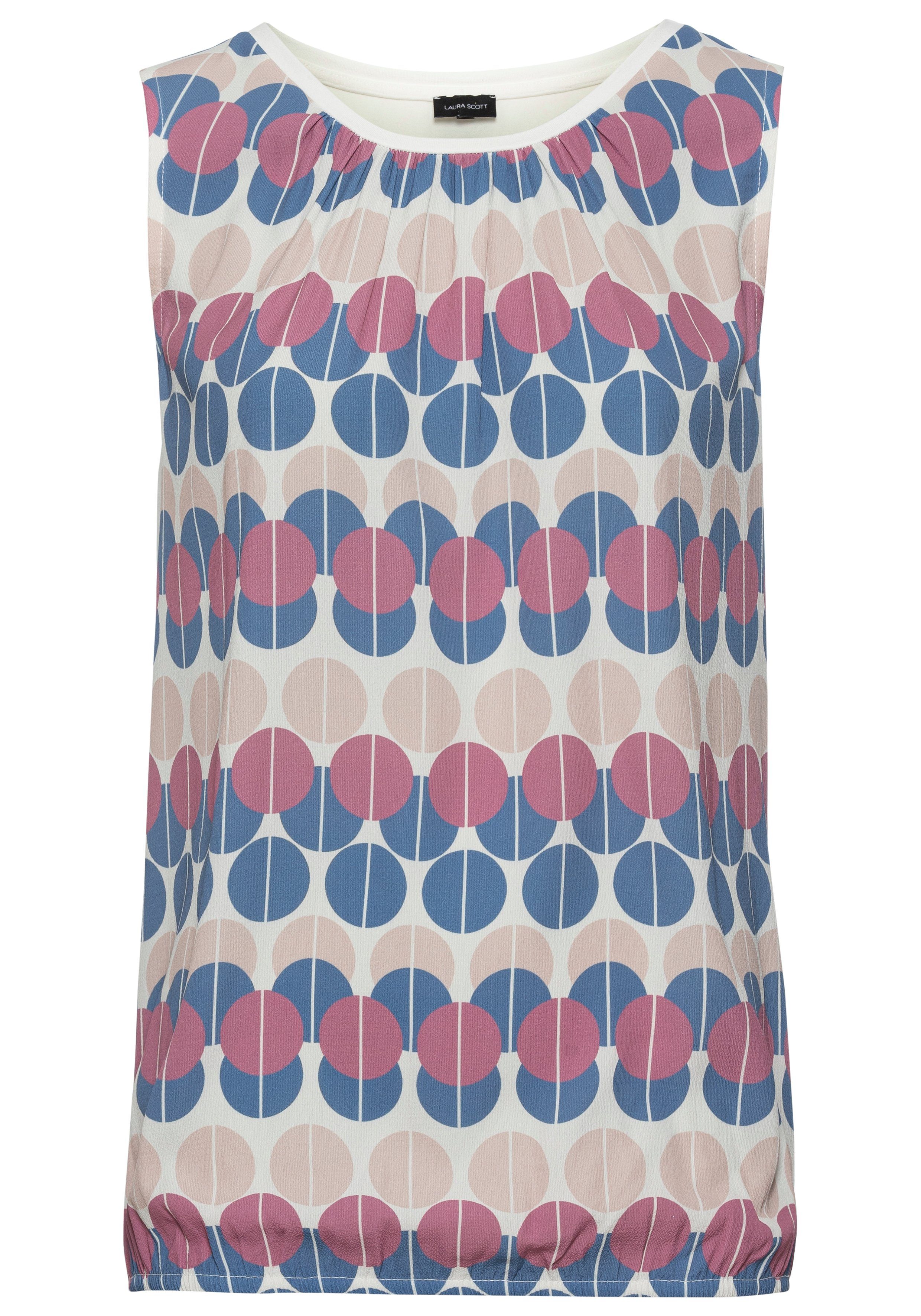 LAURA SCOTT Blusentop mit modernen Print - NEUE KOLLEKTION mehr