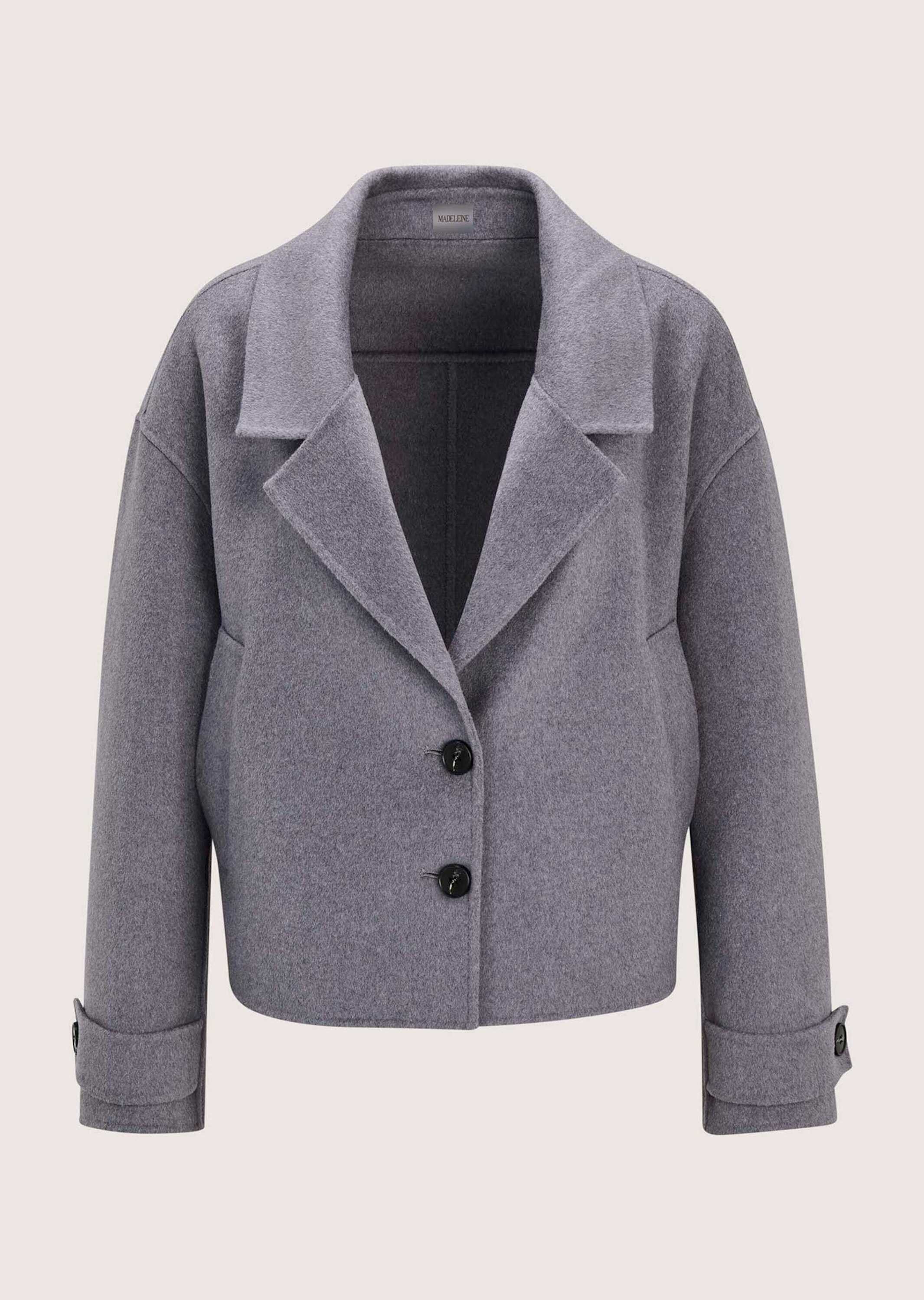 Outdoorjacke Luxuriöse Jacke mit Wollmischung und Kaschmir