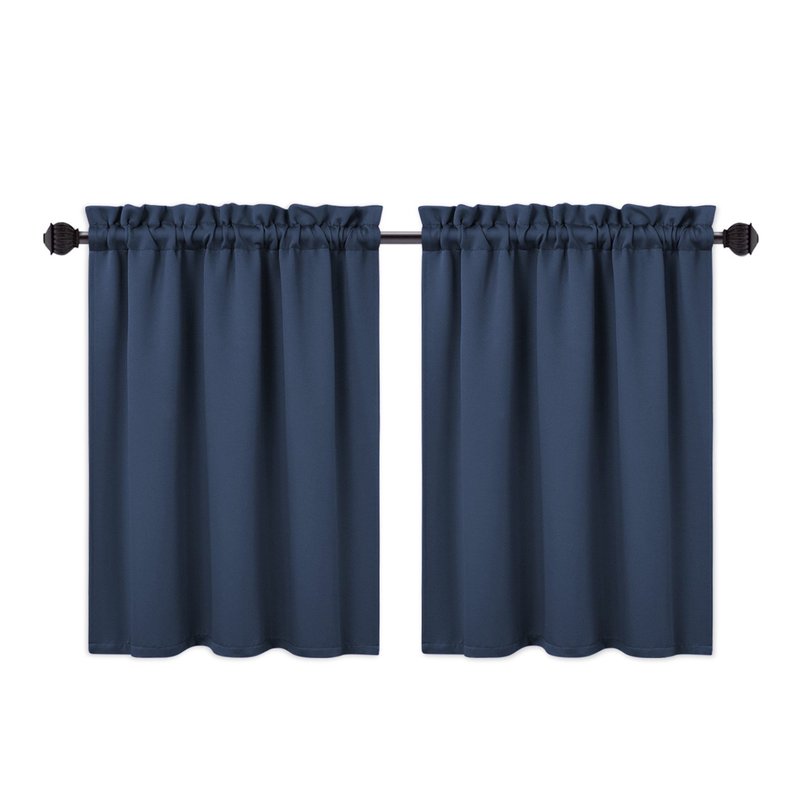 GarveeMore Verdunkelungsvorhang Blickdichte Verdunkelungs‑Valance aus 230GSM Mikrofaser, wärme (2 St), Waschmaschinenfest & farbbeständig für langjährige Nutzung