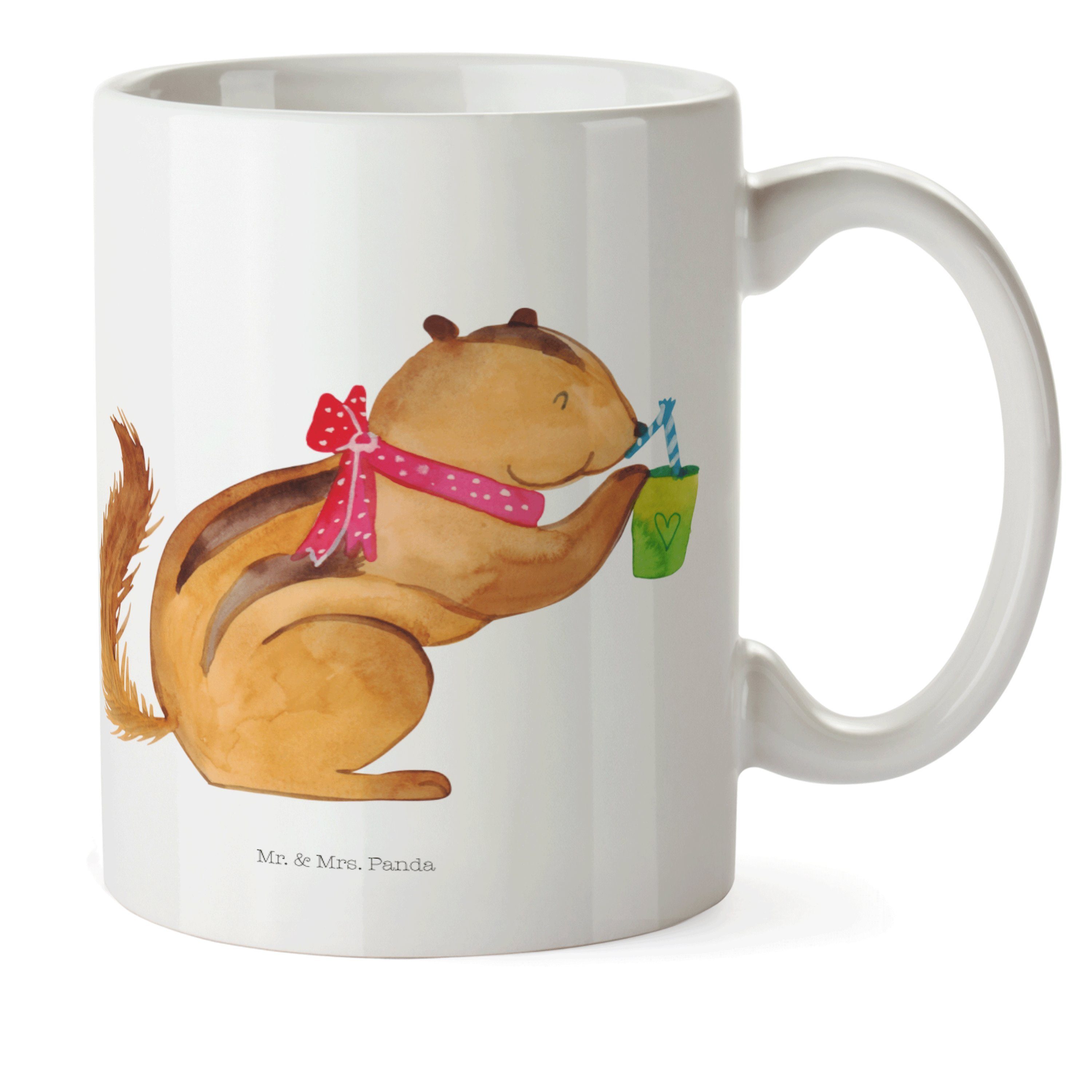 Mr. & Mrs. Panda Kinderbecher »Eichhörnchen Smoothie - Weiß - Geschenk