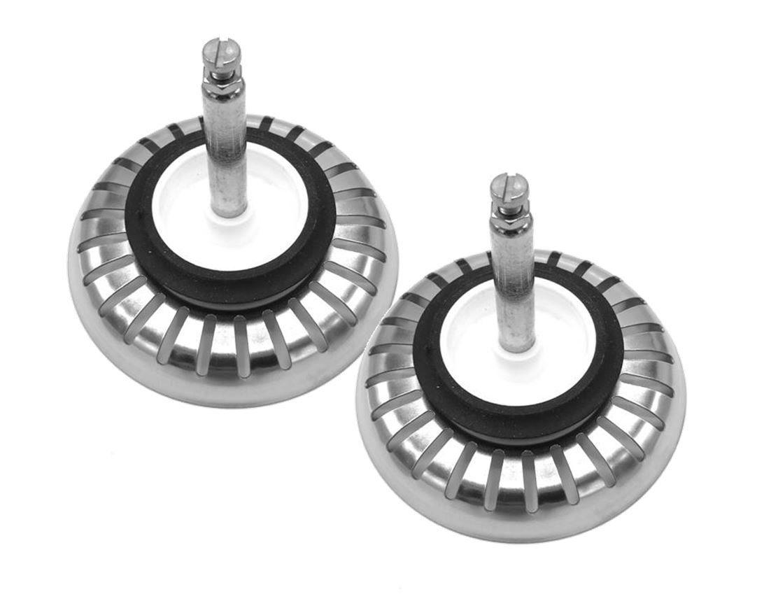 FRANKE Siebventil 2er SET FRANKE Siebkorb Excenter (133.0005.611) - Ø 82 mm, Schaft 8 mm