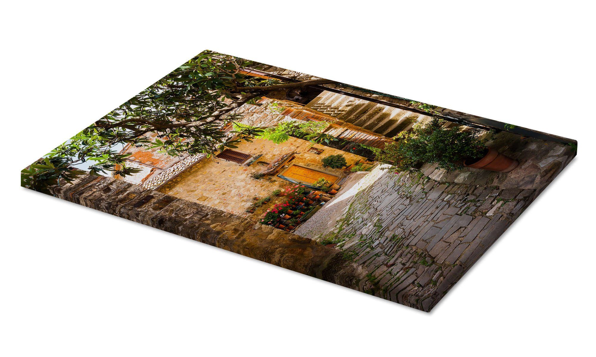 Posterlounge Wandbild Mediterrane Gasse, Toskana, Reiner Würz, erhältlich als Poster, Leinwandbild, Wandsticker oder Acrylglasbild