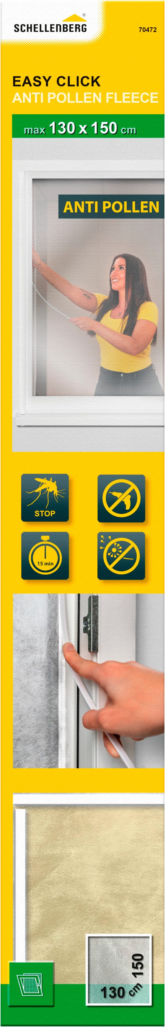 SCHELLENBERG Insektenschutz-Fensterrahmen Easy Click mit Pollenschutzvlies günstig online kaufen