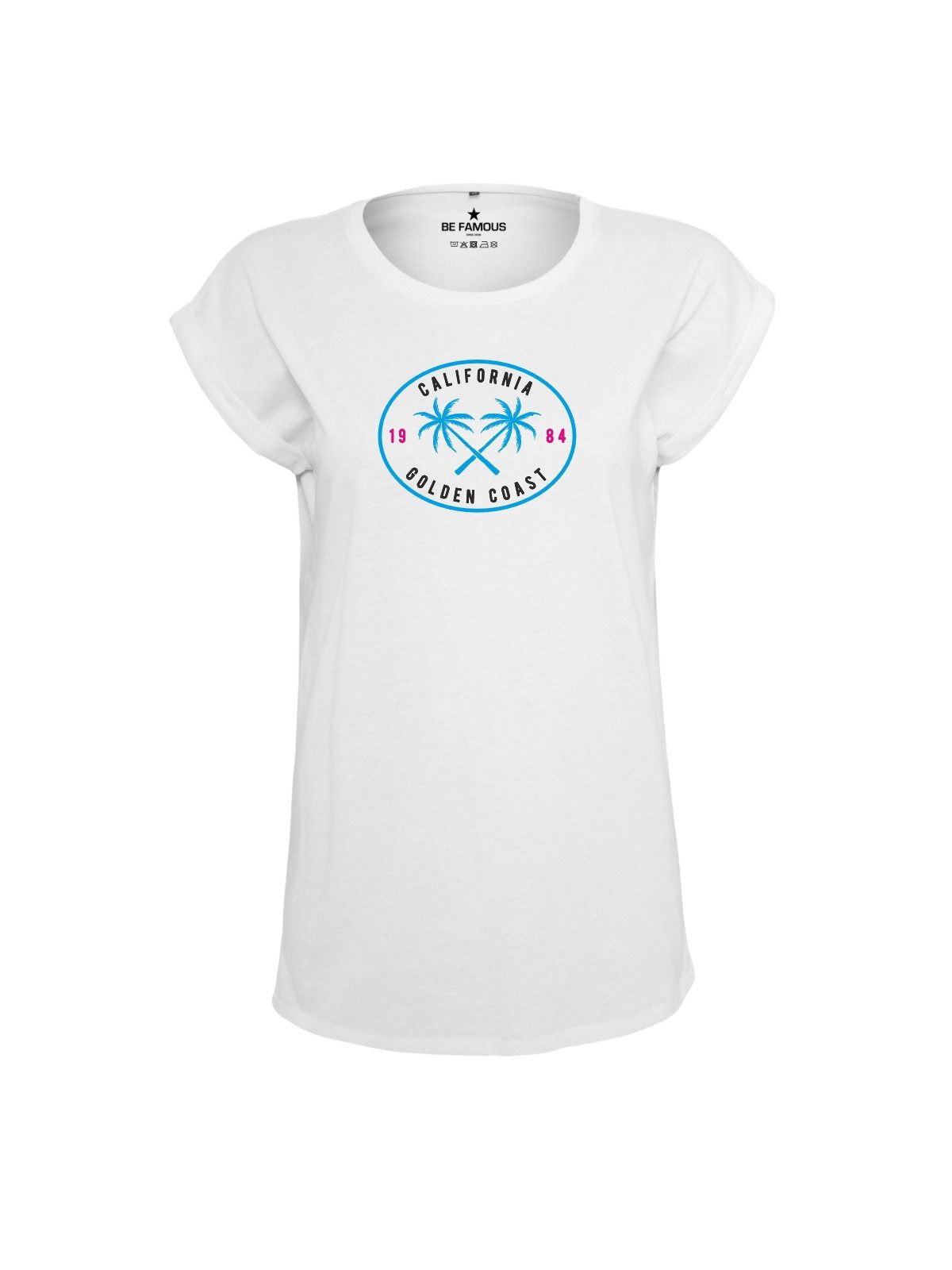 Be Famous Print-Shirt Classic Roll Up D-GOLDCO (1-tlg., keine)