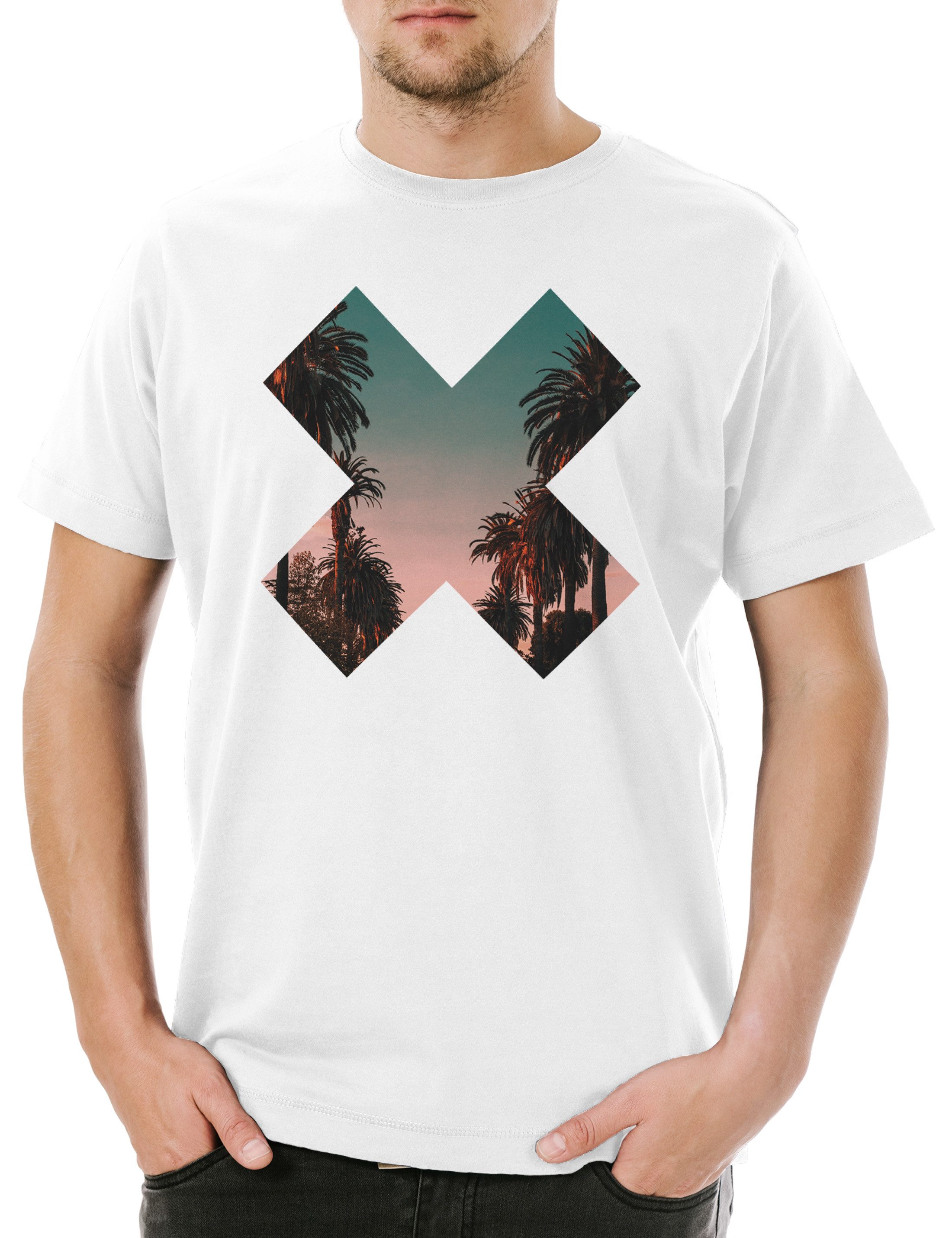 Urban Backwoods Print-Shirt California Palm Cross günstig online kaufen