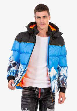 Cipo & Baxx Steppjacke mit coolem Print