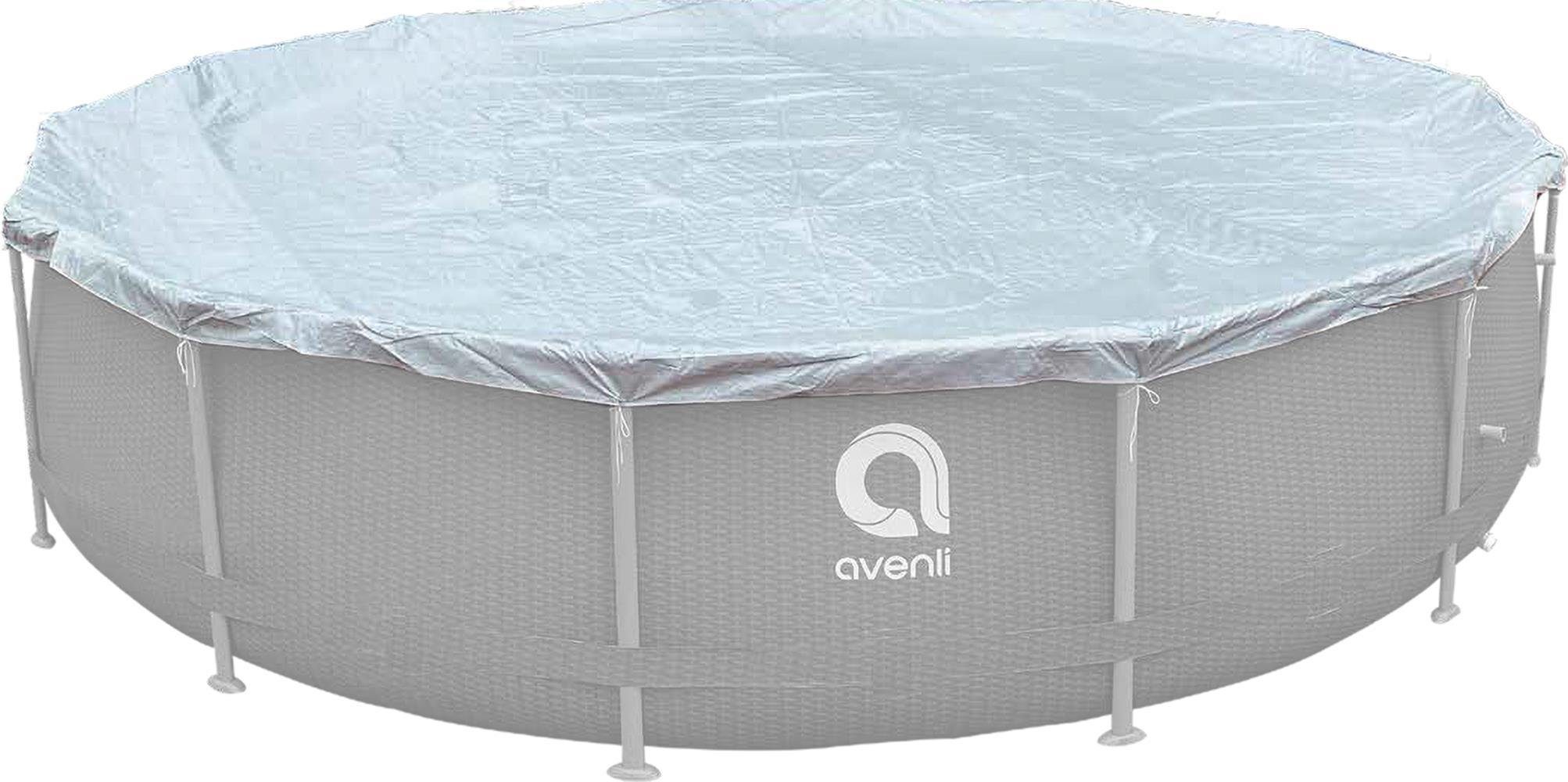 Avenli Pool-Abdeckplane Poolabdeckung für Ø 426 cm Frame Pools (Abdeckplane für runde Ø 426 cm Stahlrahmenpools)