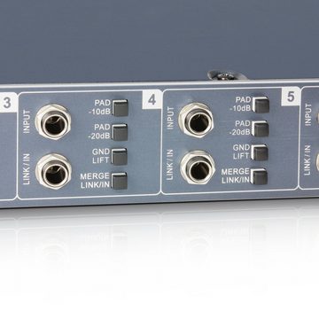 Palmer Audio-Wandler, (PAN 16 8 Ch passive DI Box, Zubehör, DI-Boxen), PAN 16 8 Ch passive DI Box - DI Box