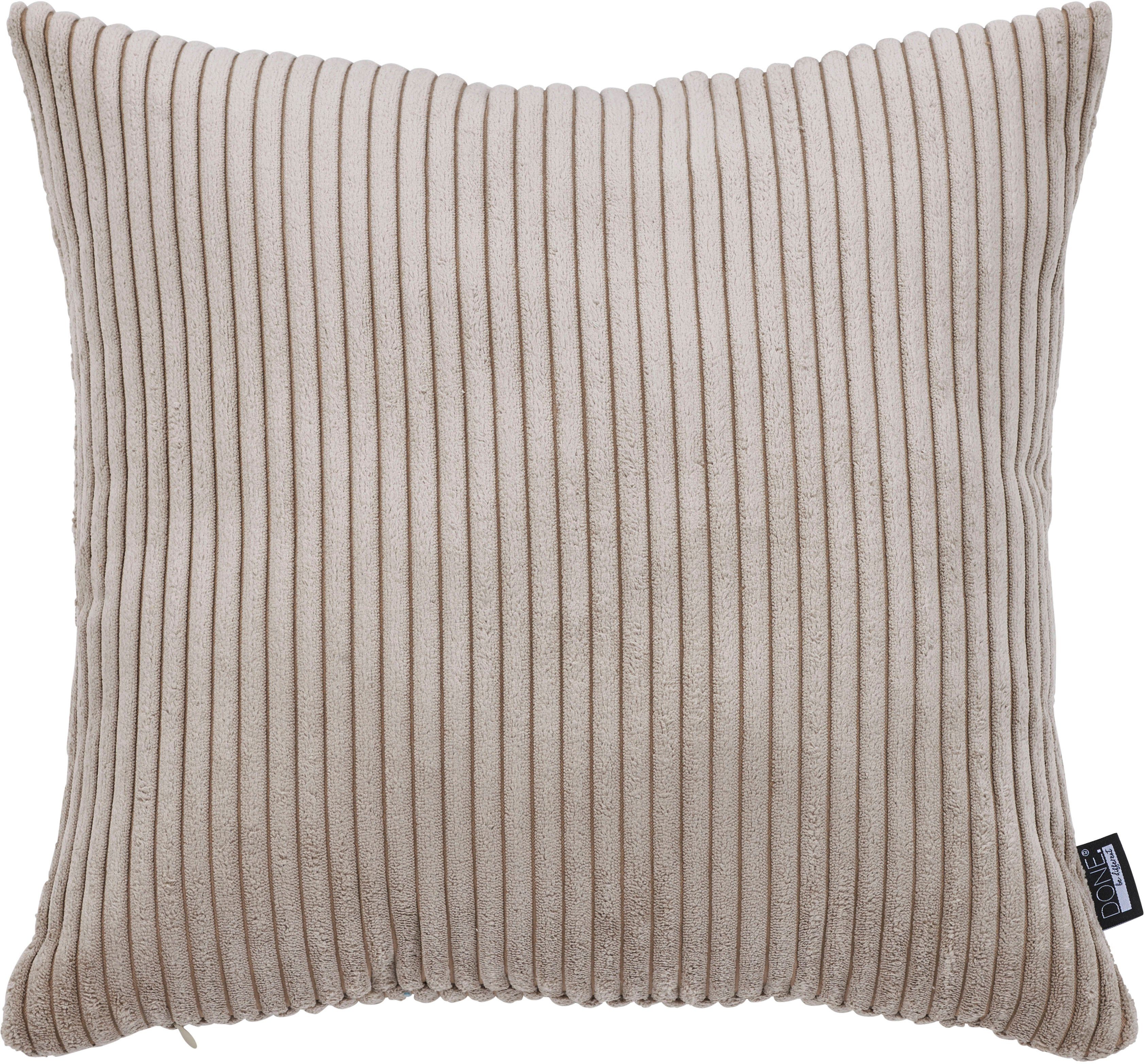 done.® Декоративные подушки Zoom, Подушкиhülle aus modernem Cordstoff