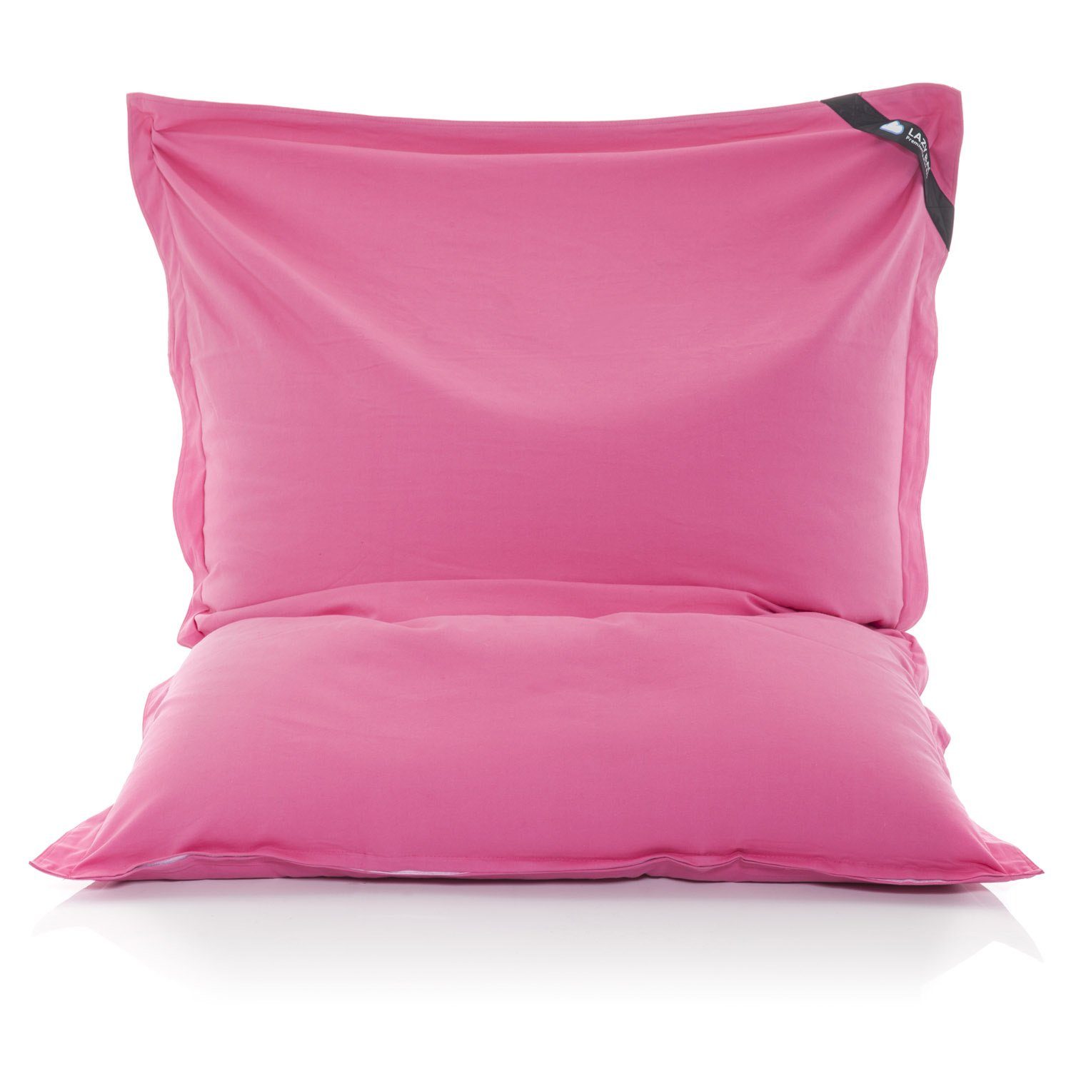 Bezug), (Sitzkissen cm XXL Pink 140 Indoor Baumwolle Bean-Bag, Sitzsack 180 LazyBag Riesensitzsack x