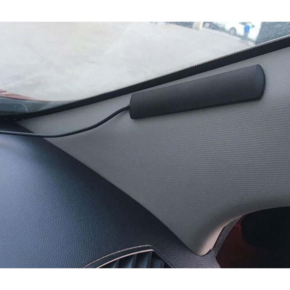 Bolwins A80 Auto KFZ DAB FM Radio Antenne Fakra Windschutzscheiben 3m Autoradio-Scheibenantenne (DAB, AM & FM, für Innenbereich und Außenbereich, Verstärkung: 5 dB), AM & FM Signal, Kabellänge von 3m