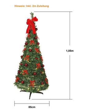 STAR TRADING Künstlicher Weihnachtsbaum Pop-up-tree