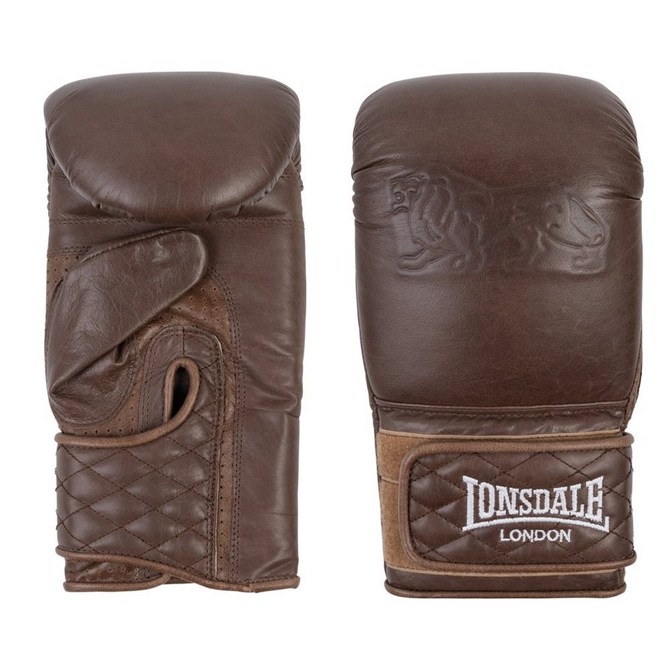 Lonsdale Boxhandschuhe VINTAGE BAG GLOVES, Hochwertige Trainings- Boxhandschuhe von Lonsdale im Vintage-Look