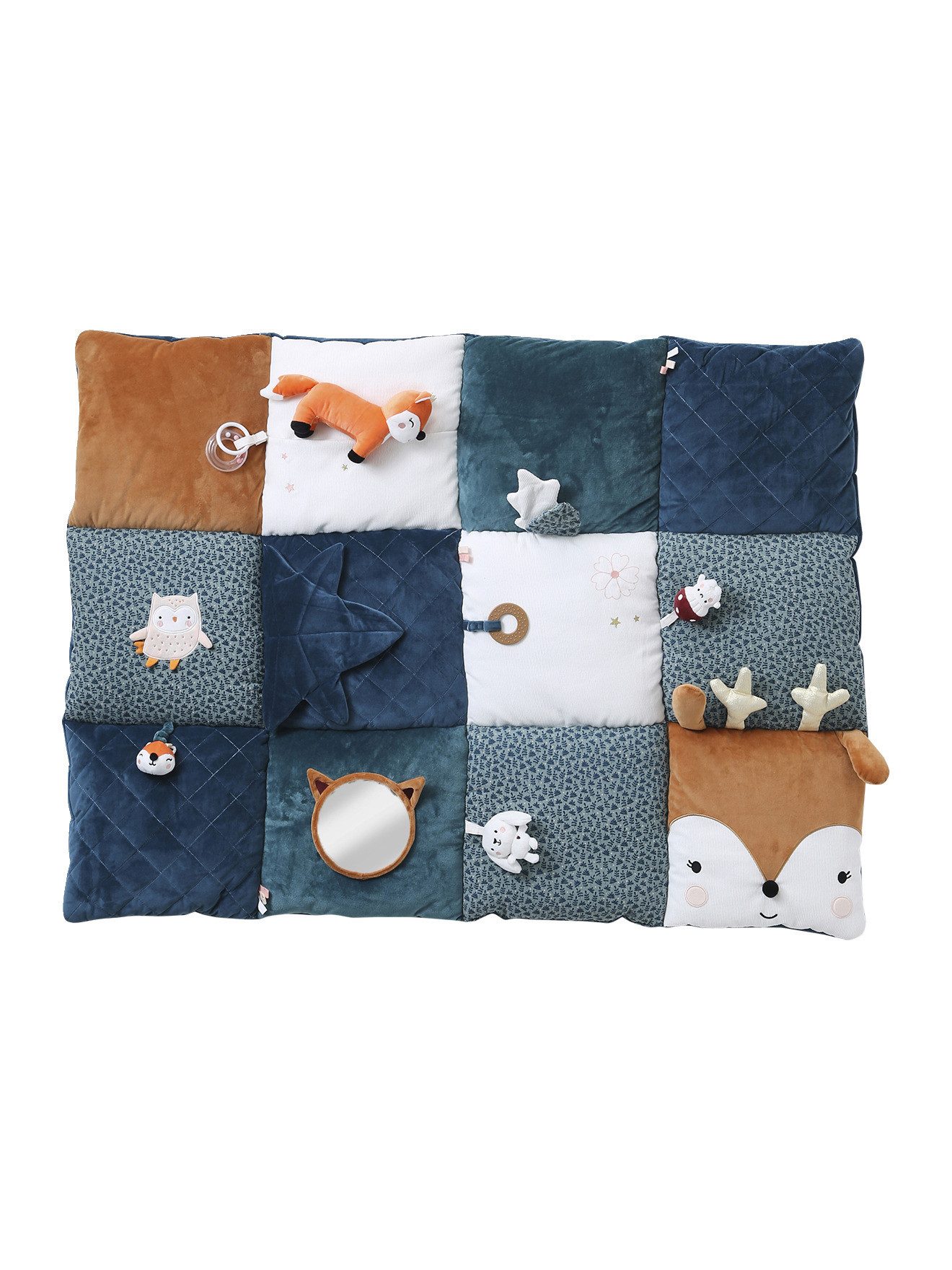 Krabbeldecke Baby Activity-Decke, vertbaudet rot