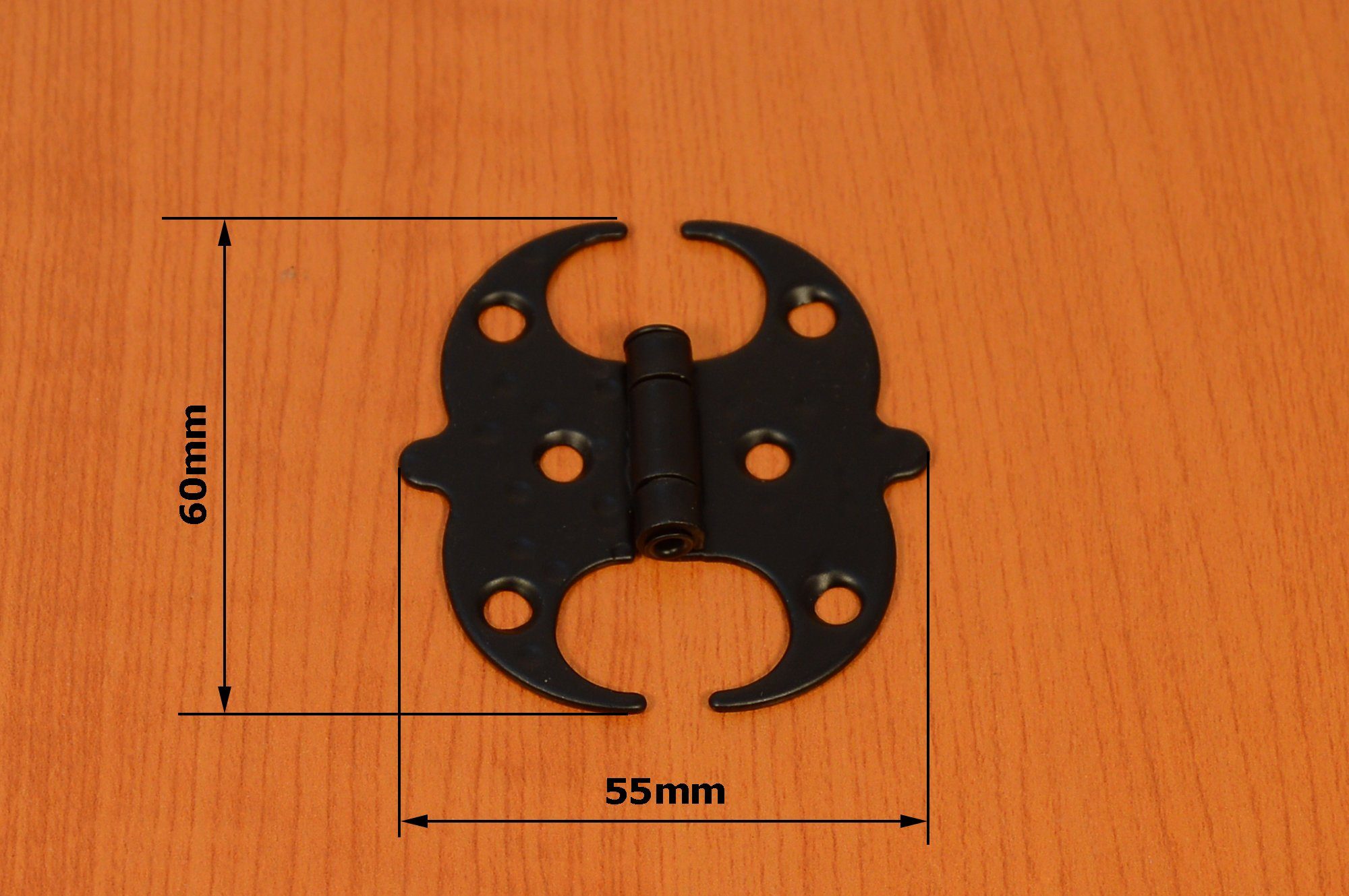 Möbelbeschlag Scharniere Alte Beschläge im restaurierungsshop symmetrisch, 4Stk