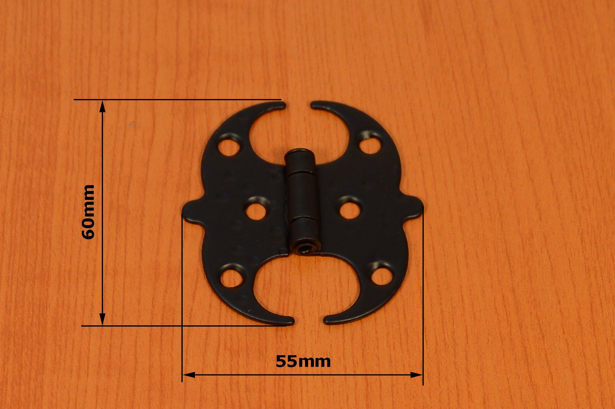 AMIG Möbelbeschlag Scharniere Alte Beschläge im restaurierungsshop symmetrisch, 4Stk (4 St)