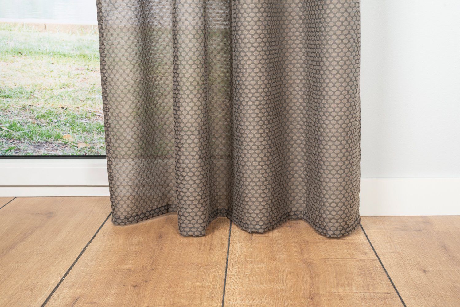 Schlaufen Dot, verdeckte Polyester, 100% Schlaufenschal St), Vorhang ondeco, moderner (1 Taupe