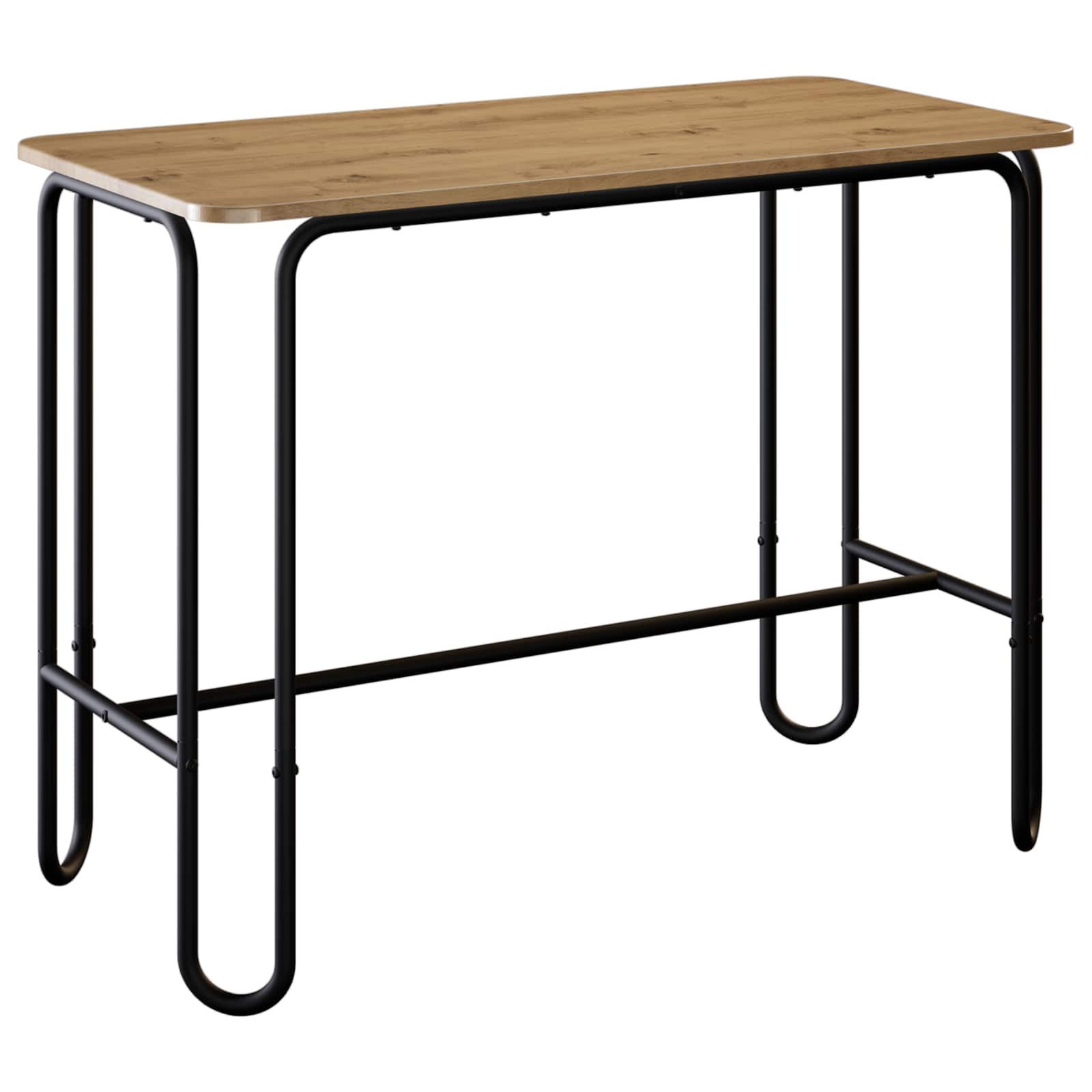 vidaXL Esstisch Esstisch 100 x 50 x 75 cm Holzwerkstoff Artisan-Eiche (1-St)