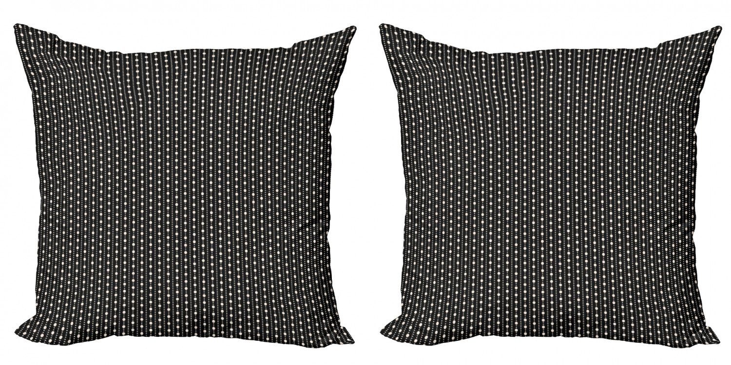 Kissenbezüge Modern Accent Doppelseitiger Digitaldruck, Abakuhaus (2 Stück), Art Deco Minimalist Gepunktet Muster