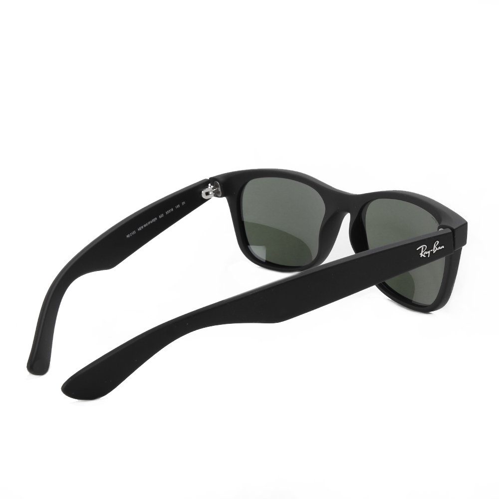 Ray-Ban Sonnenbrille Ray-Ban New Wayfarer RB2132 622 Rubber Black Green